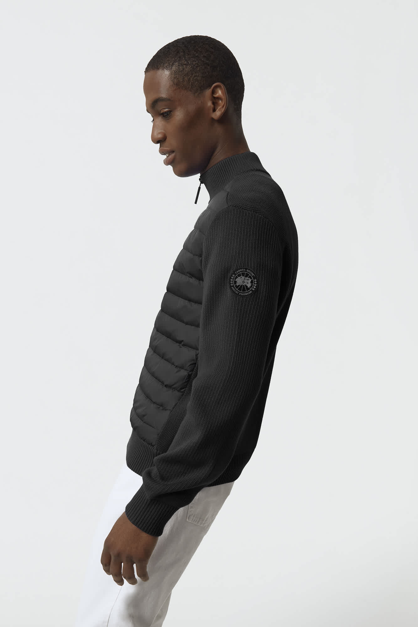 HyBridge Knit Jacket Black Label Canada Goose