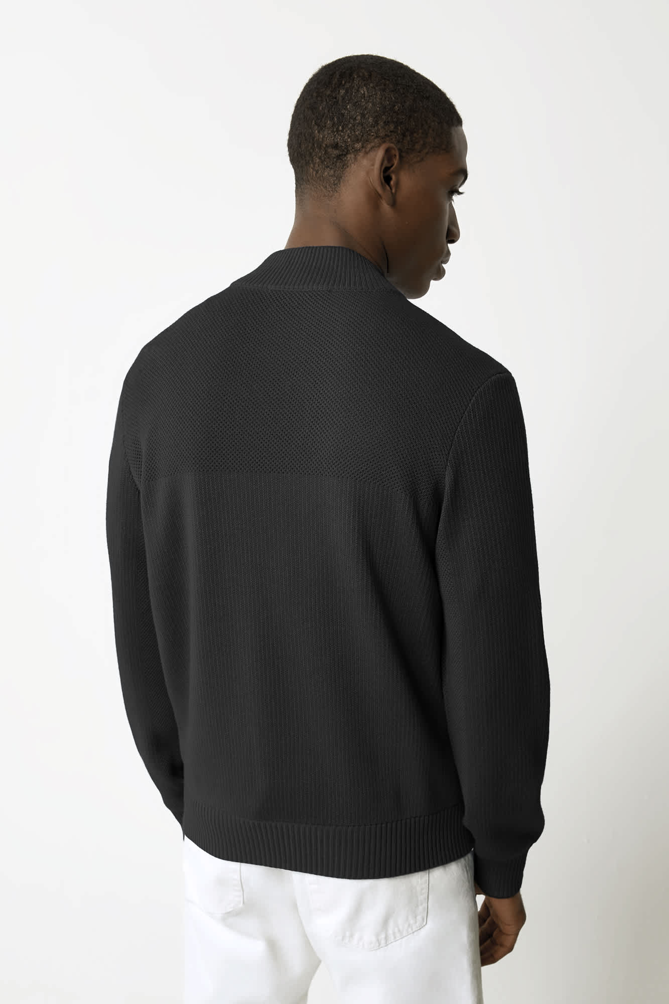 Basque Turtleneck Jumper - Grey/Ecru – Ediit