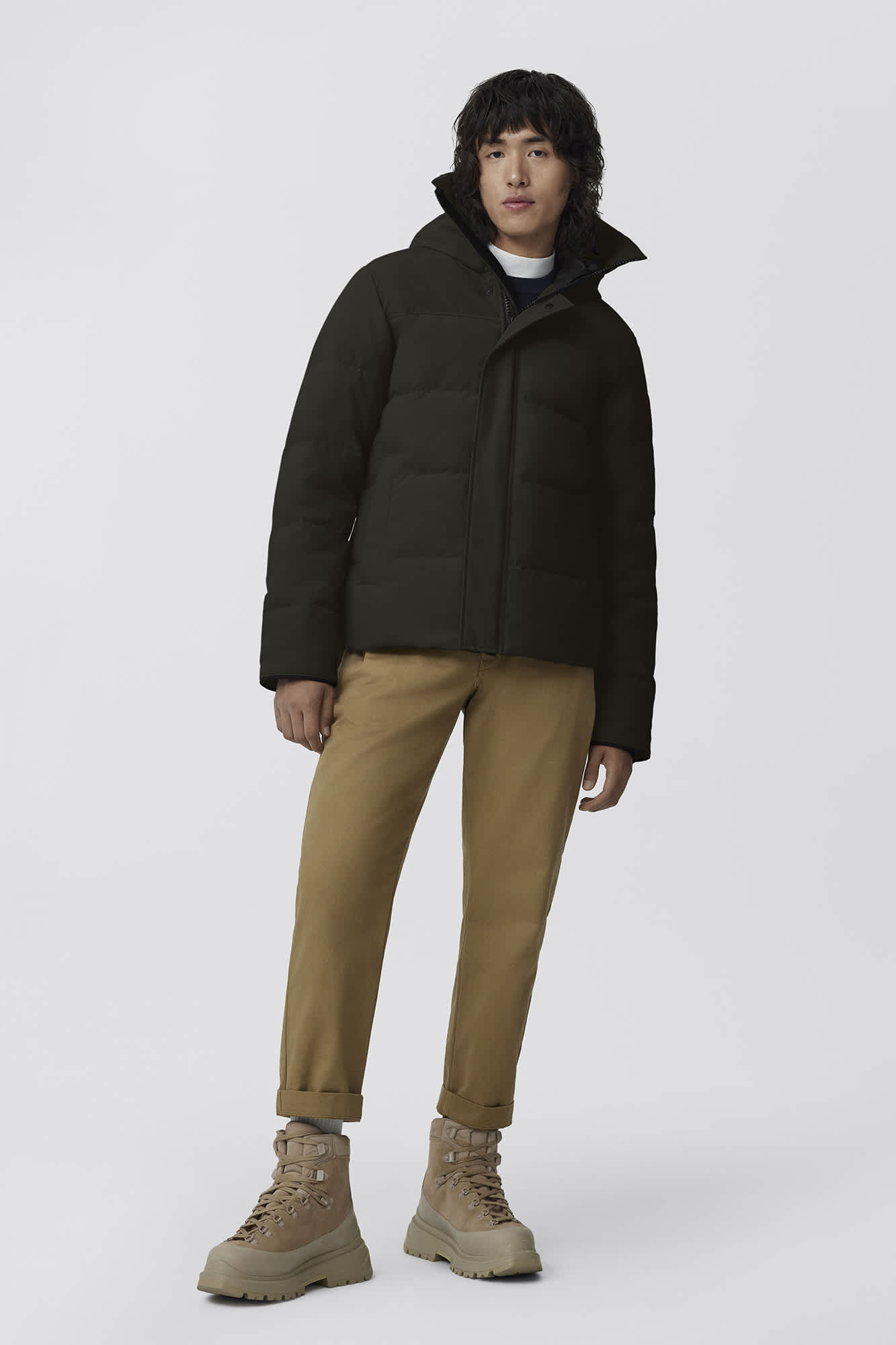 Men s Short Parka Jackets Mid length Down Jackets Canada Goose US