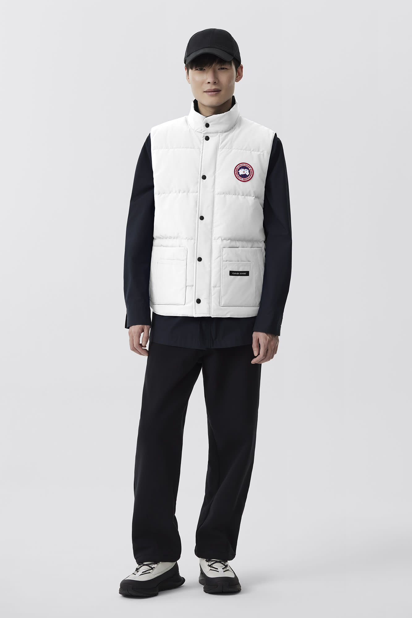 Canada goose white body warmer shop
