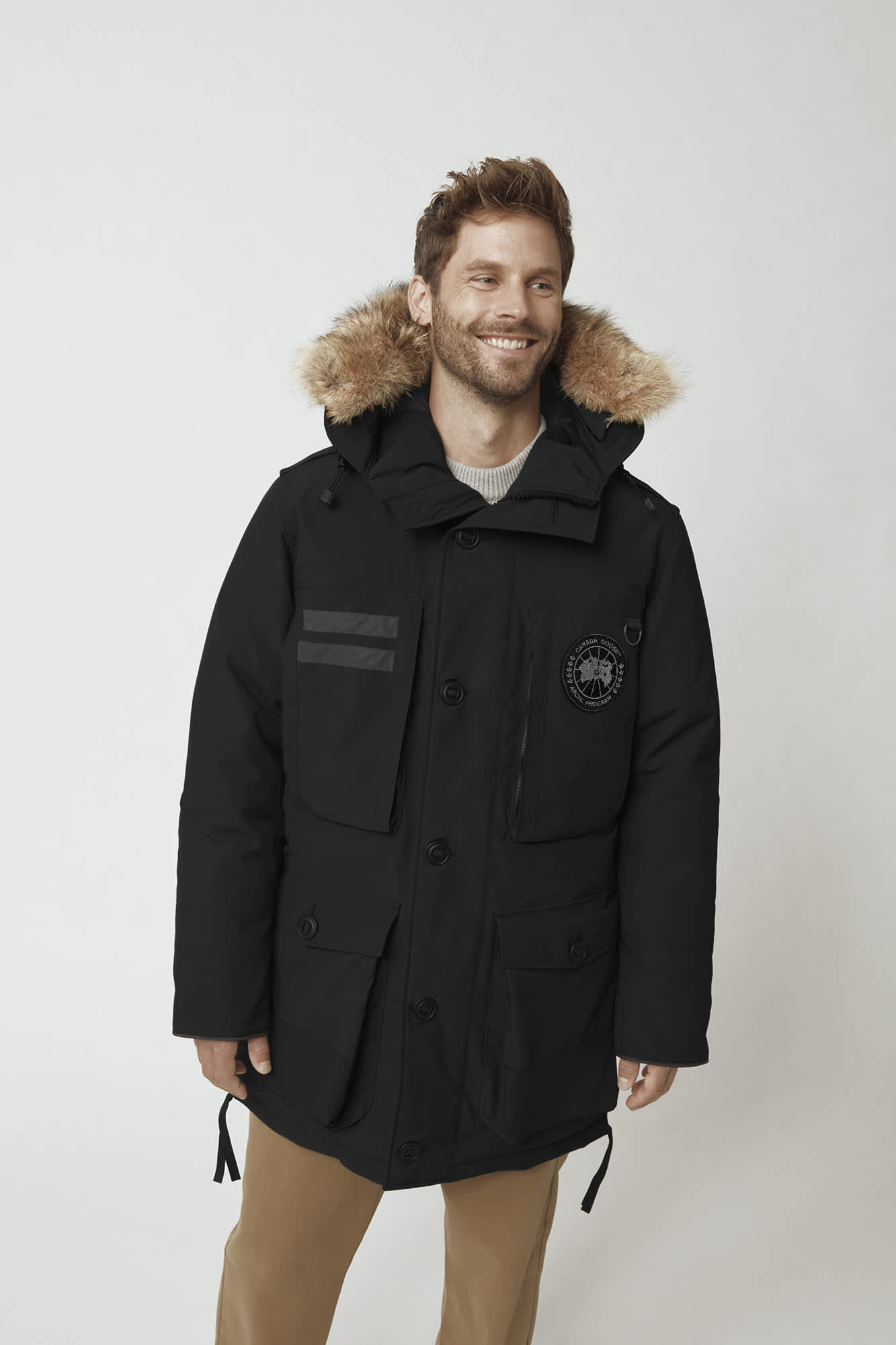 Men s Macculloch Parka Black Label Canada Goose EE