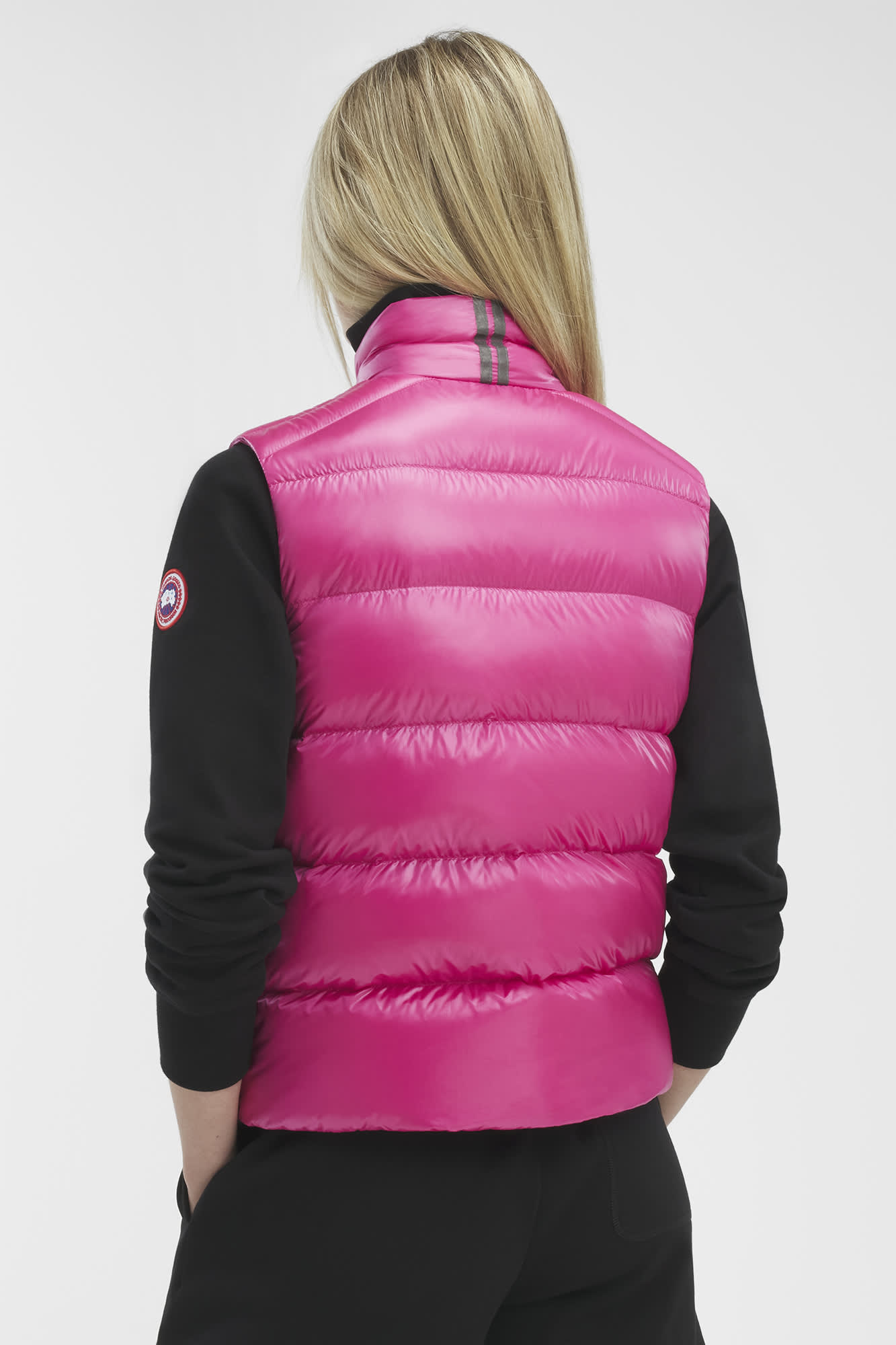 canada goose pink vest