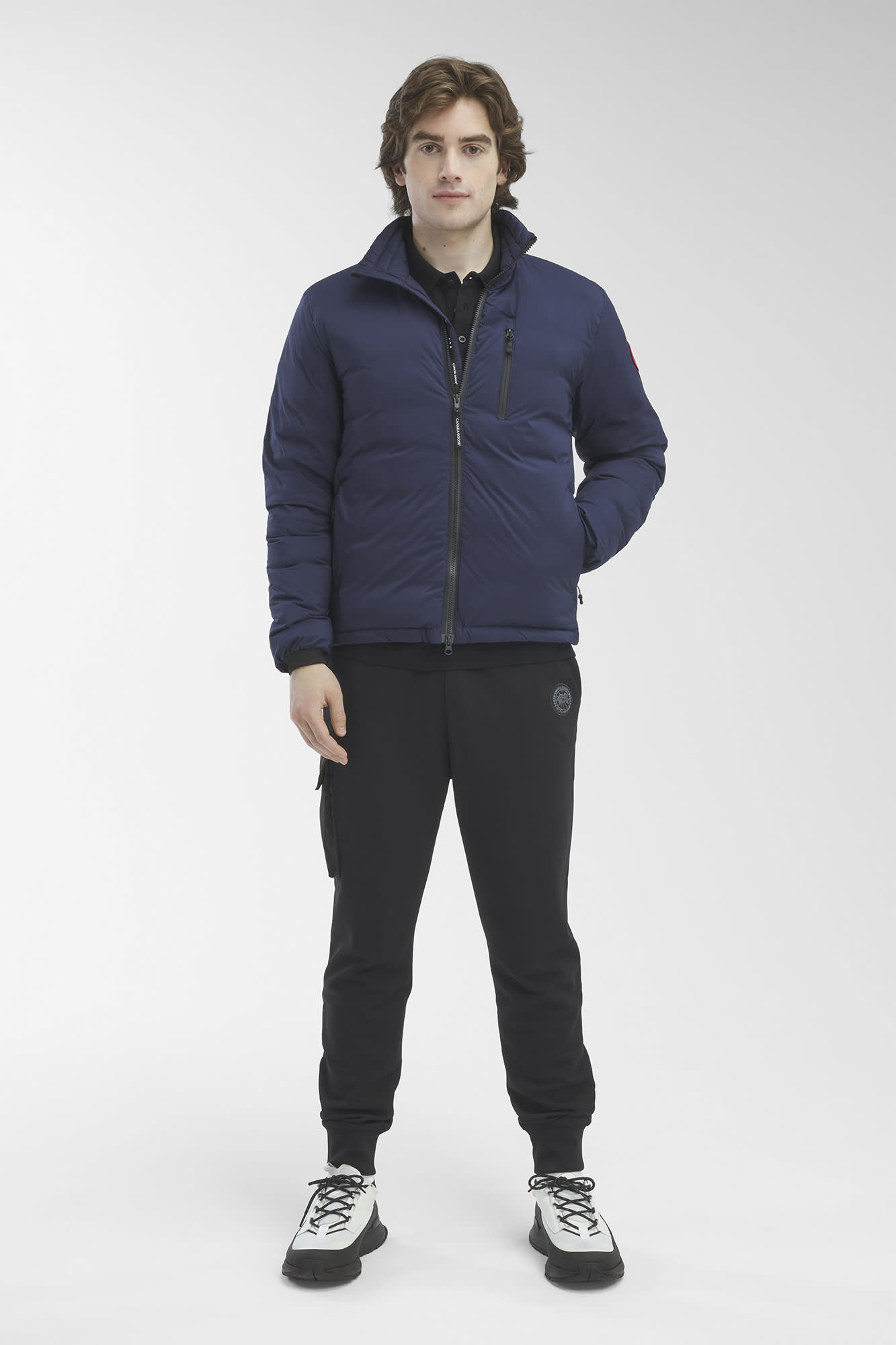 Canada goose lodge jacket red top