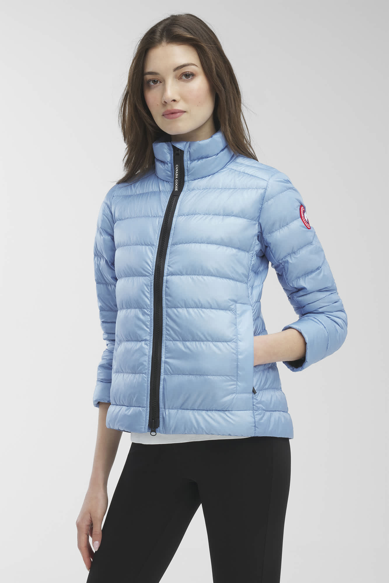 Blue canada goose jacket womens sales