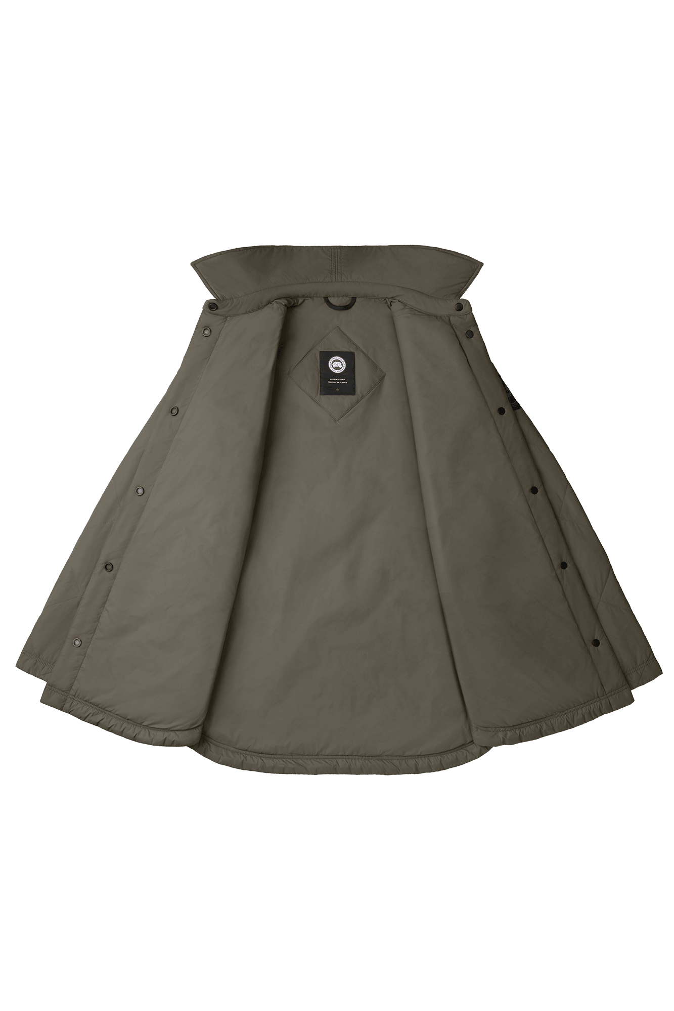 Albany Quilted Shirt Jacket Black Label Canada Goose US seat