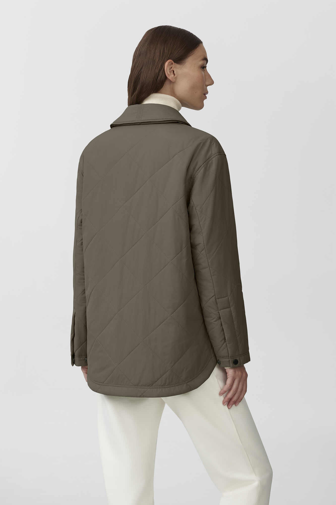Albany Quilted Shirt Jacket Black Label | Canada Goose