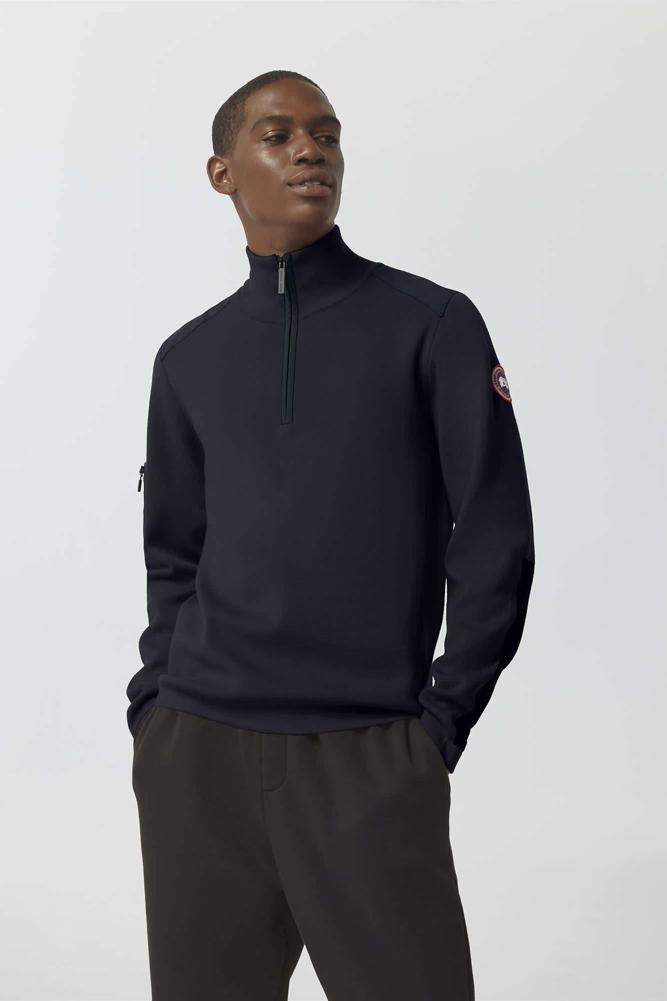 Men s Stormont 1 4 Zip Sweater Canada Goose US