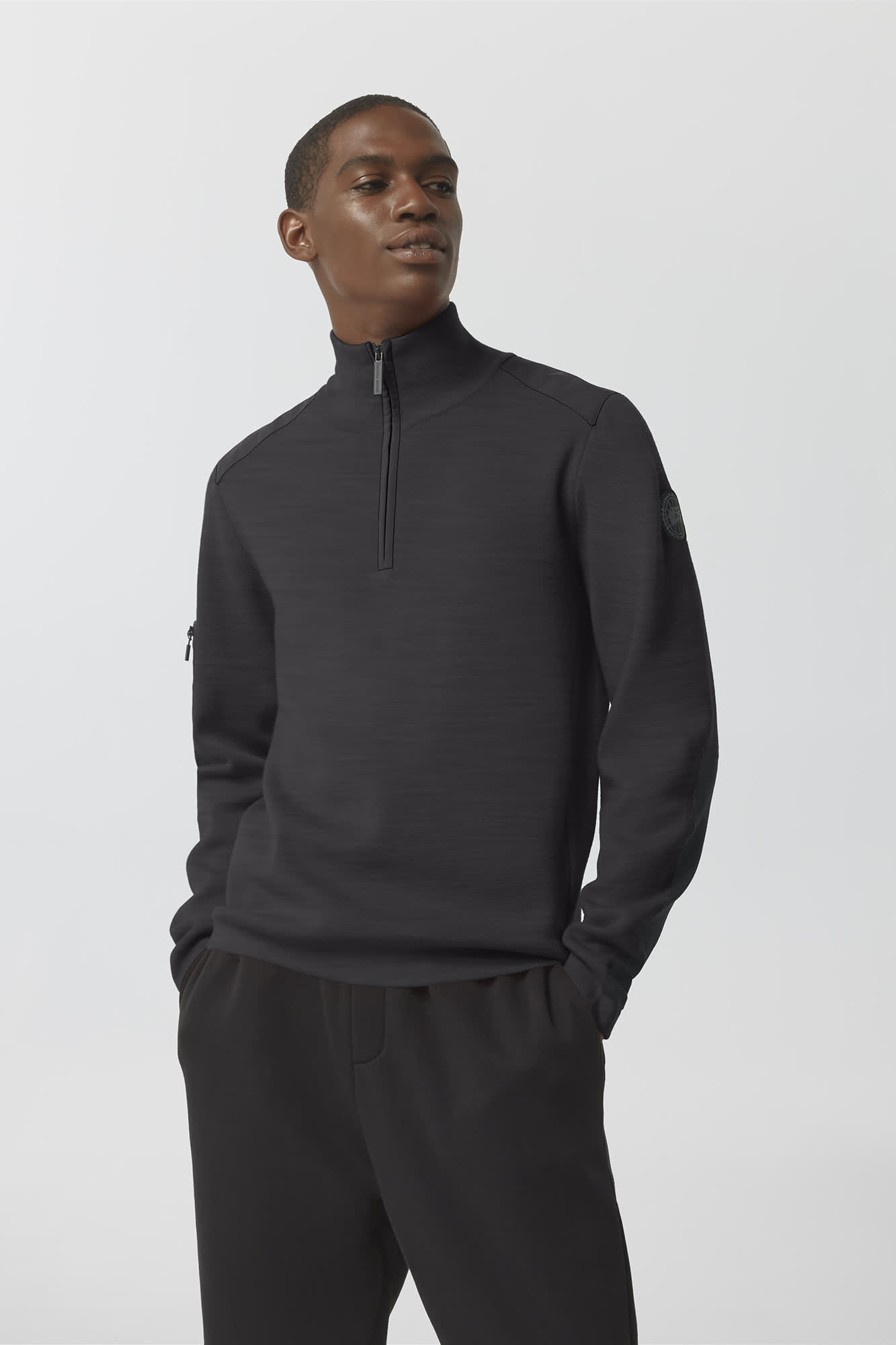 Stormont Zip Sweater Black Label