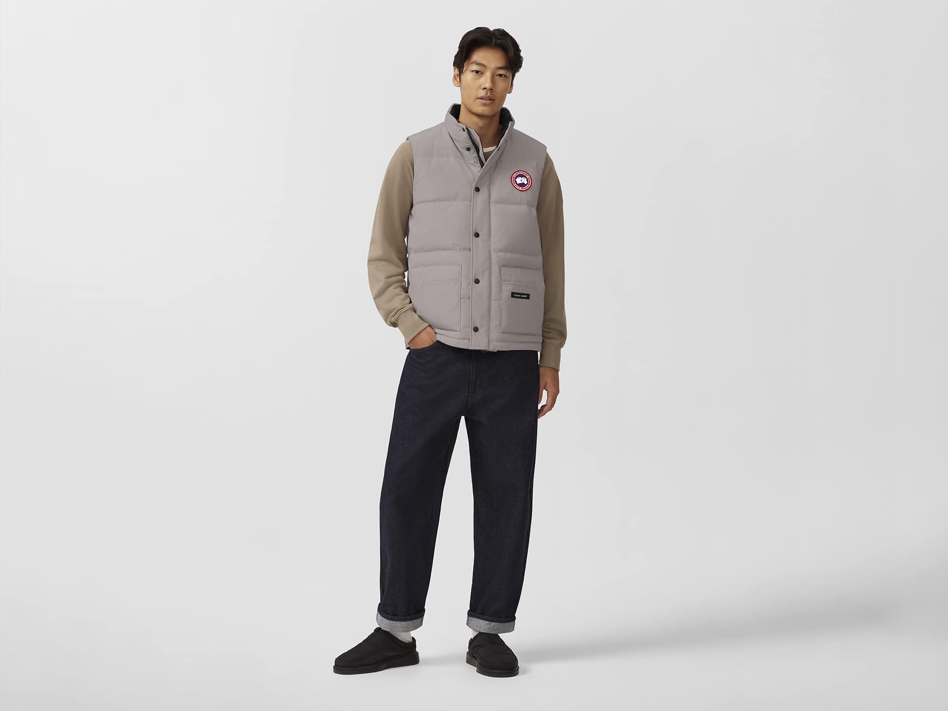 Canada goose crew vest clearance