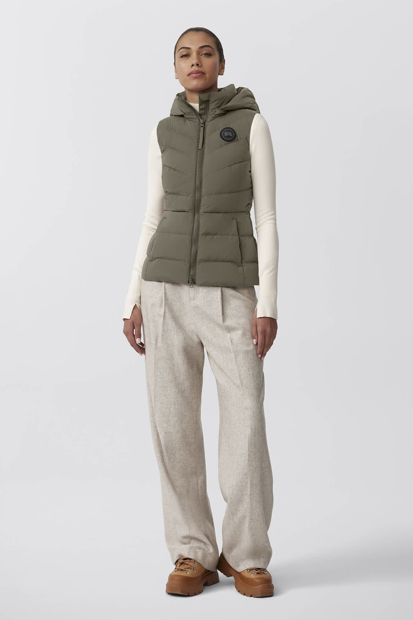 Veste Clair Black label Canada Goose FR