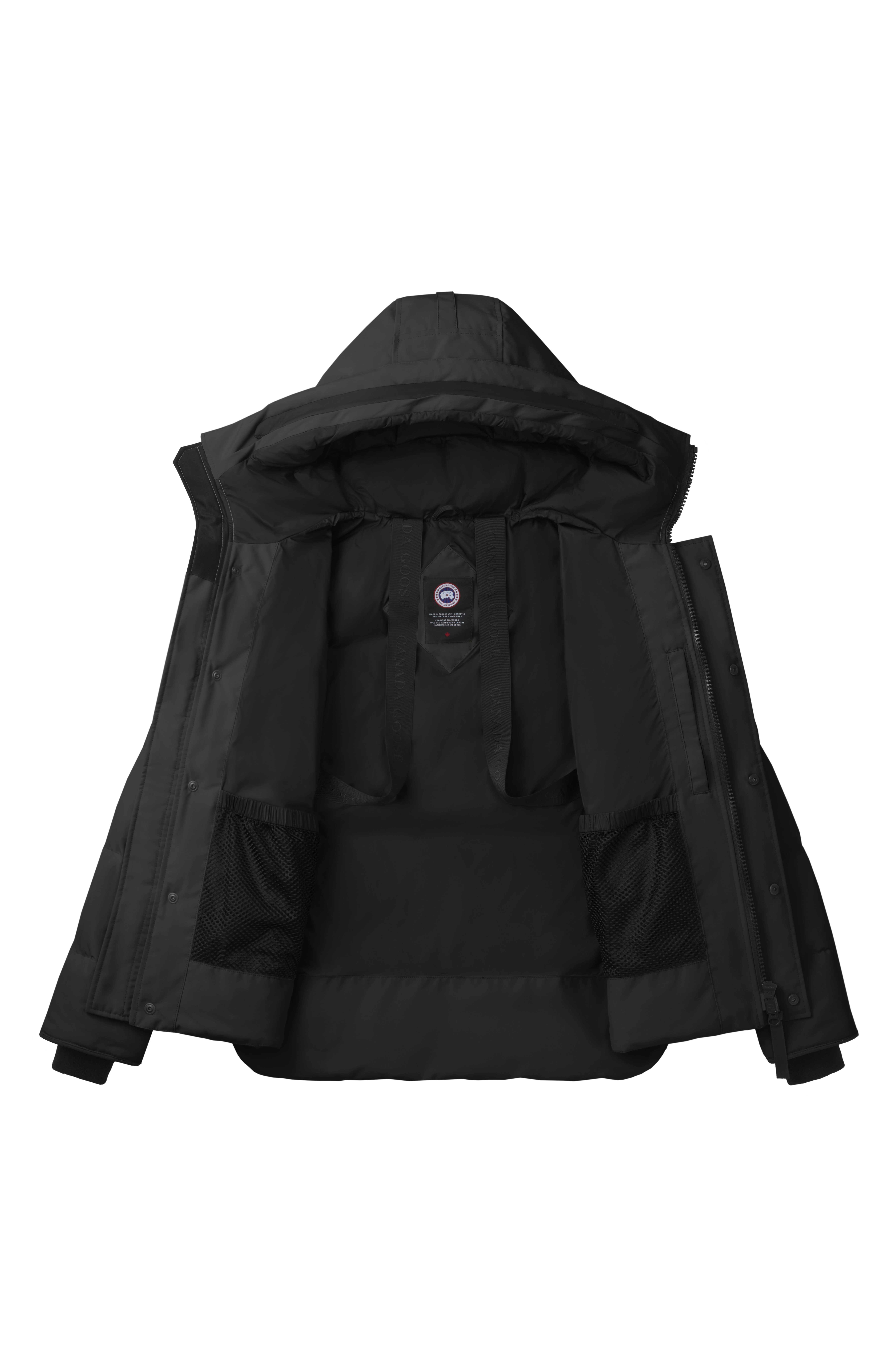 What is inside a canada goose jacket on sale