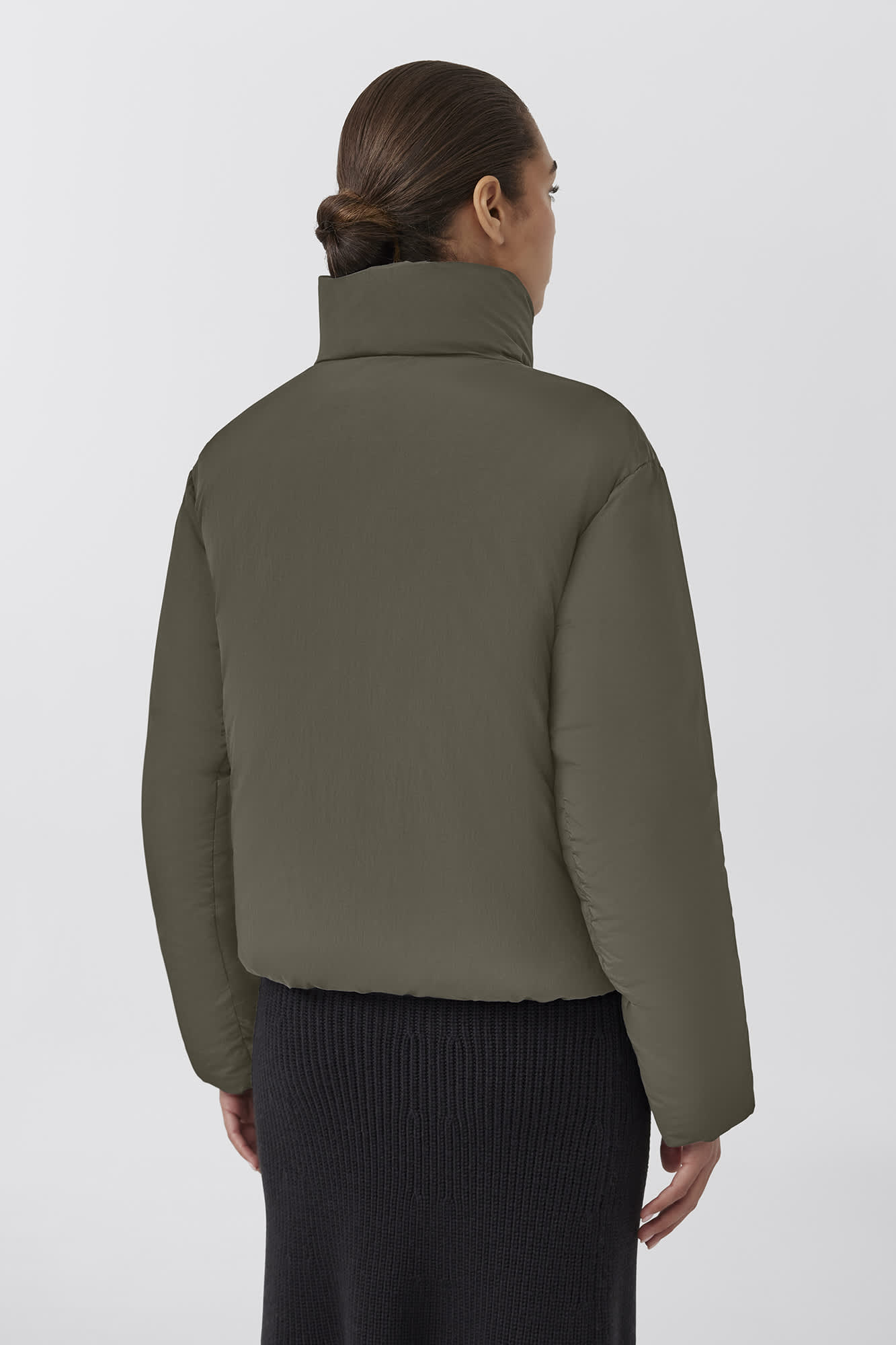 【 】ホワイトラベル Junction Cropped Puffer Junction Cropped Puffer Black Label | Canada Goose US