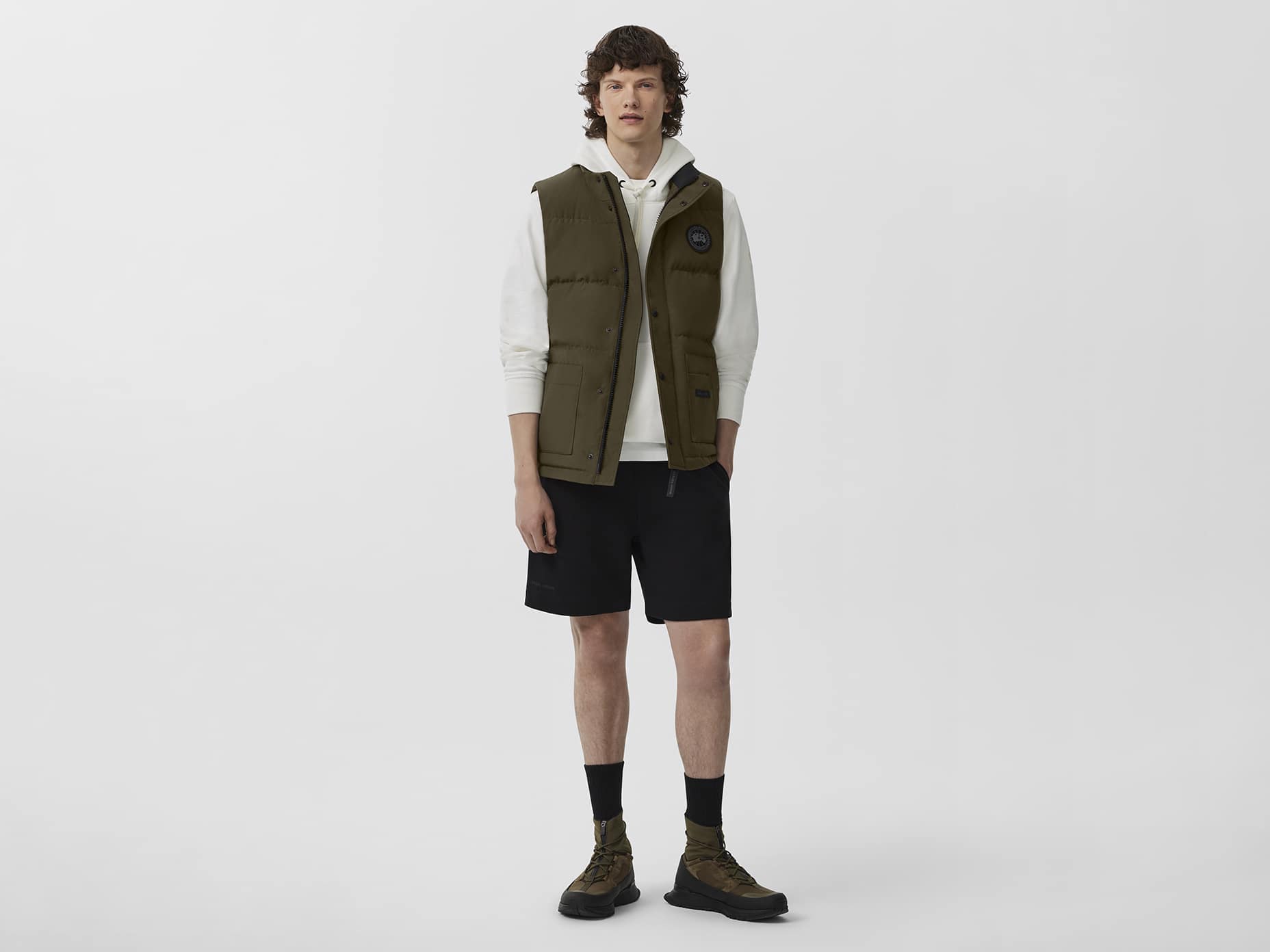 Freestyle Crew Vest Black Label | Canada Goose US