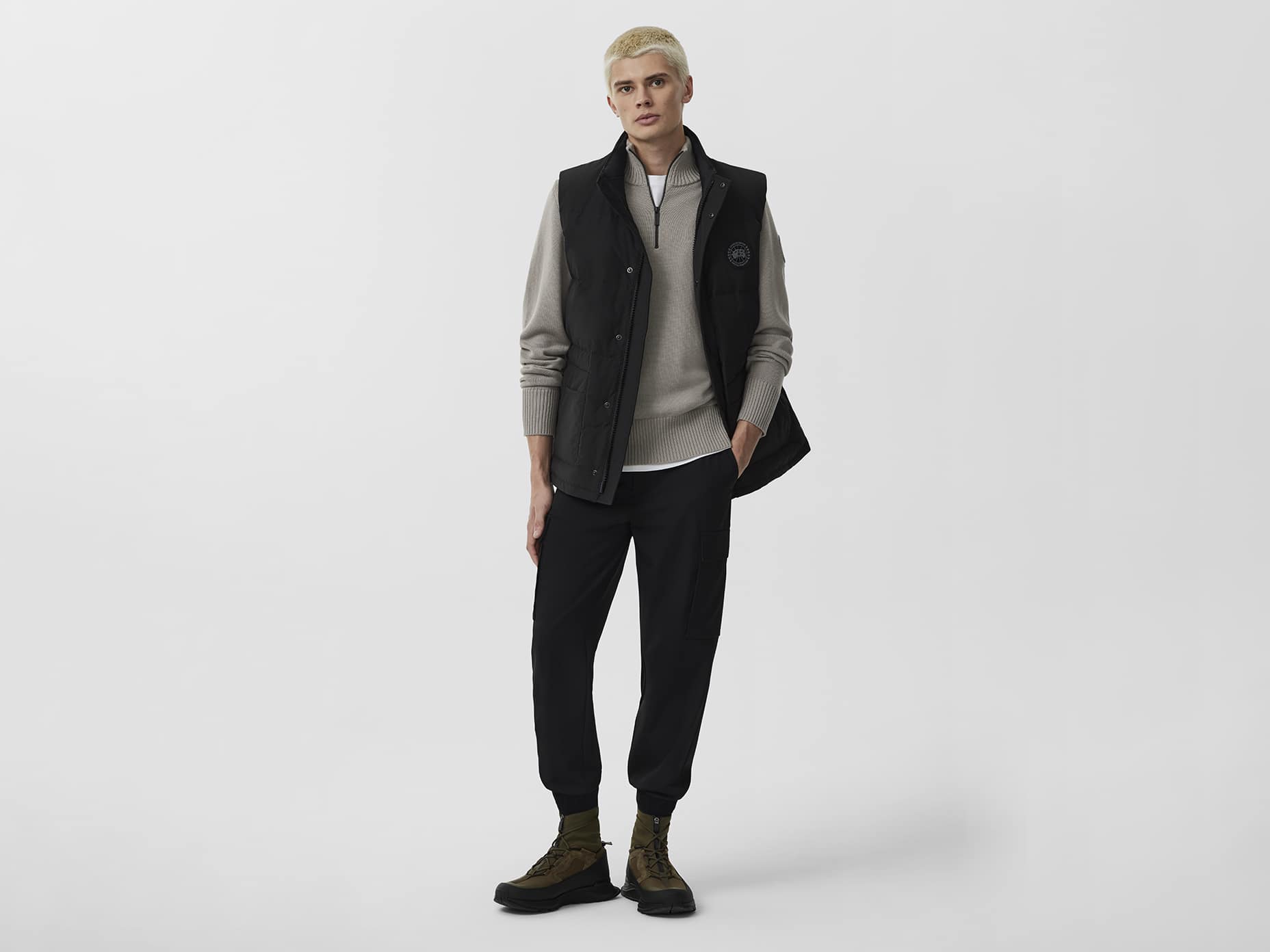 Freestyle Crew Vest Black Label | Canada Goose MC