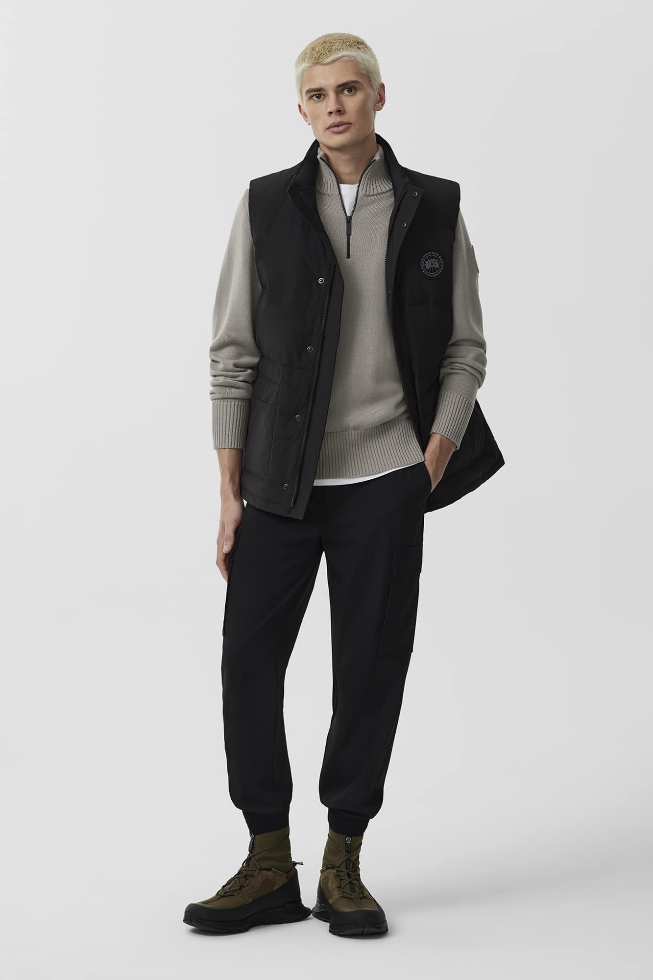 Freestyle Crew Vest Black Label Canada Goose US