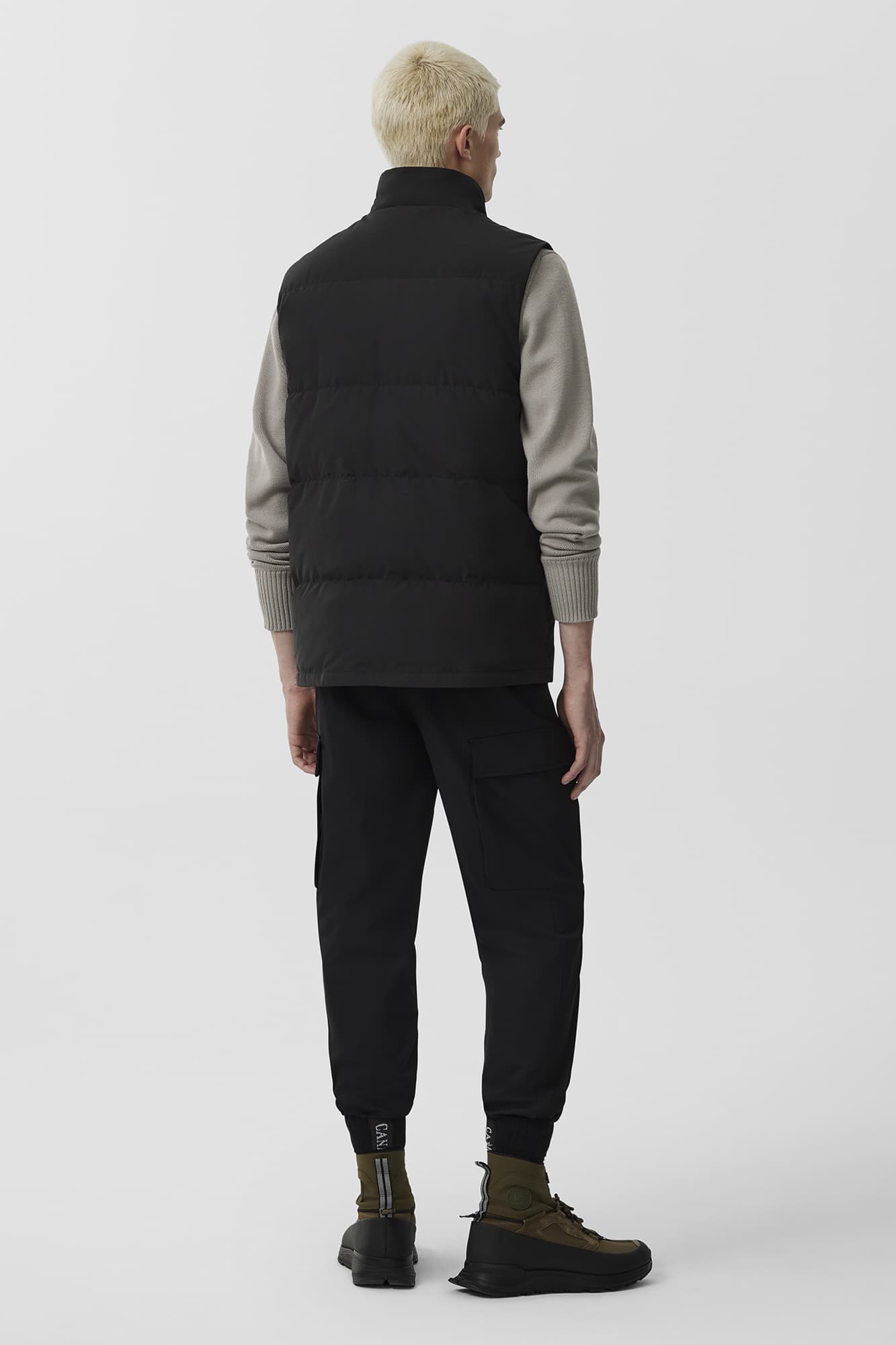 Canada goose freestyle crew vest black label online