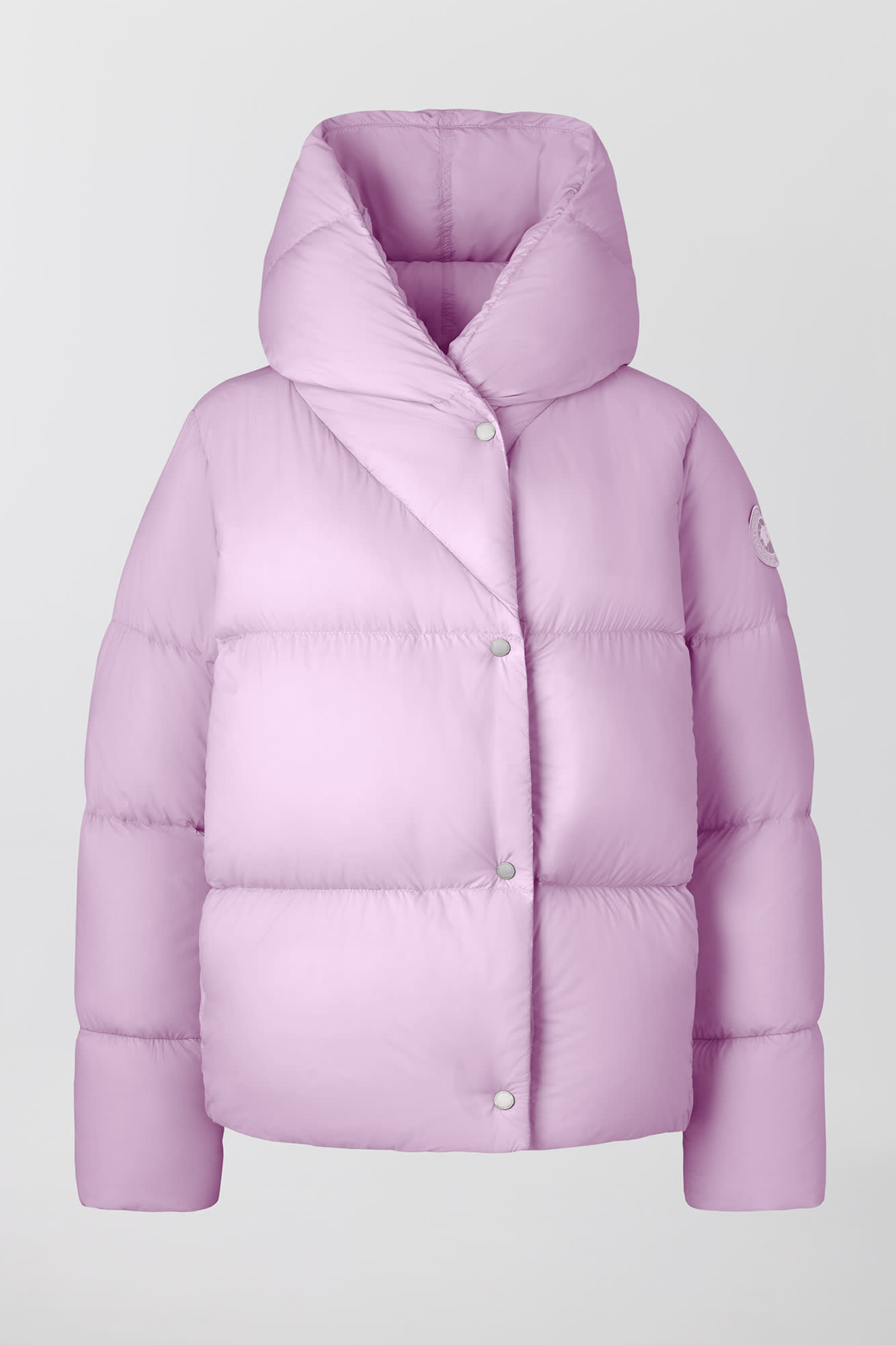 Pull and bear pink puffer jacket online