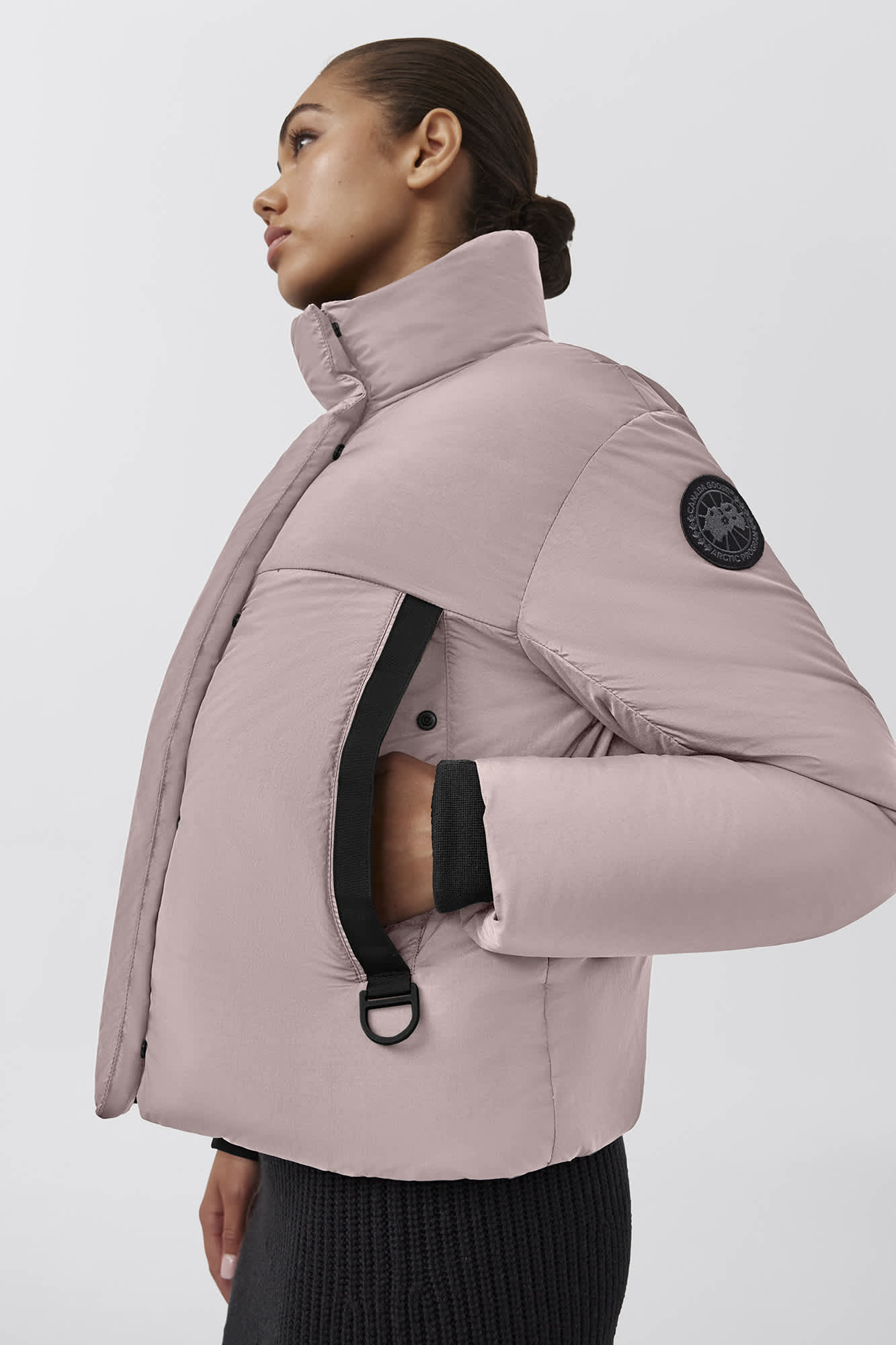 Junction Cropped Puffer Black Label | Canada Goose US