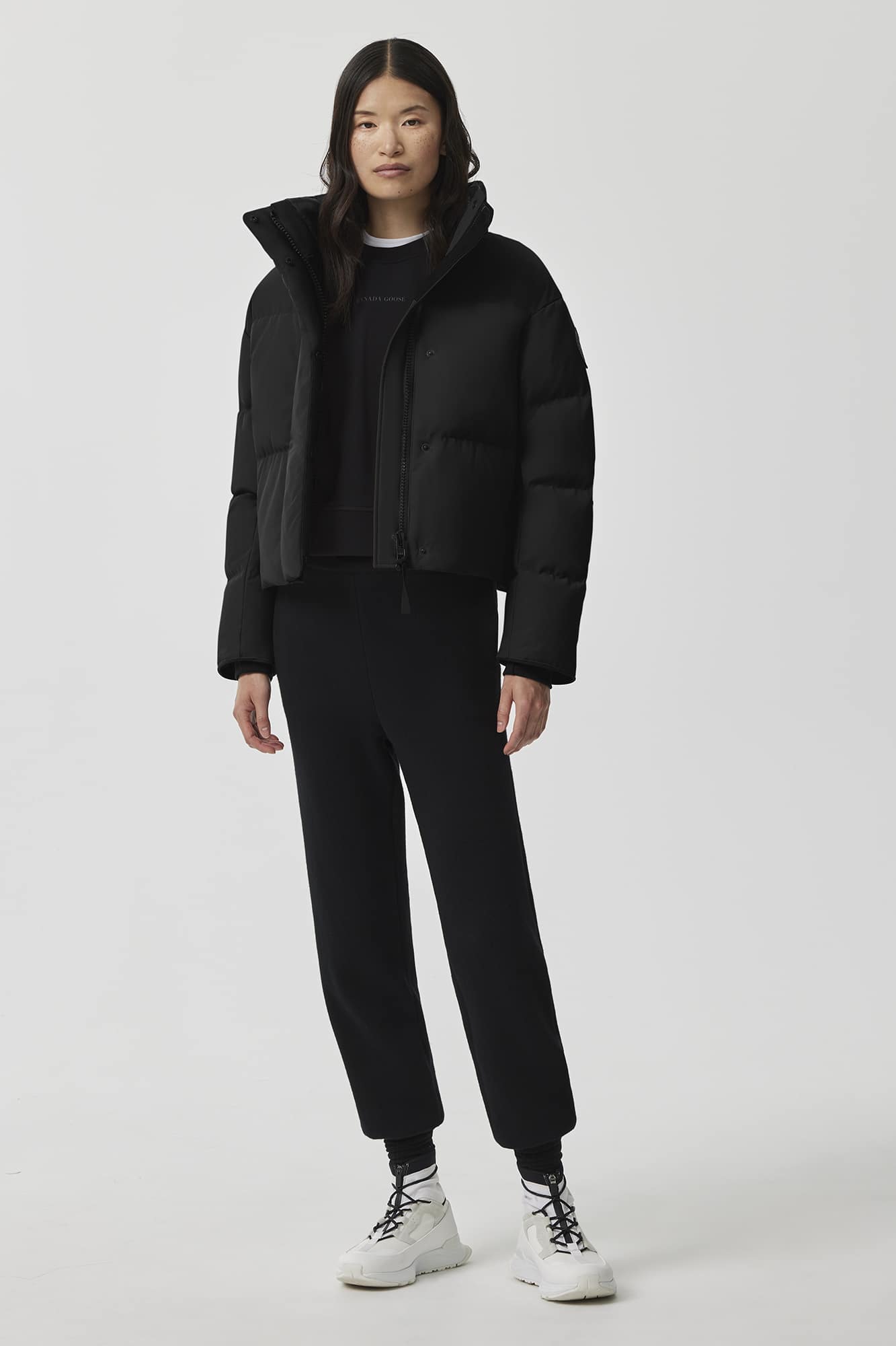 Cropped canada goose jacket discount