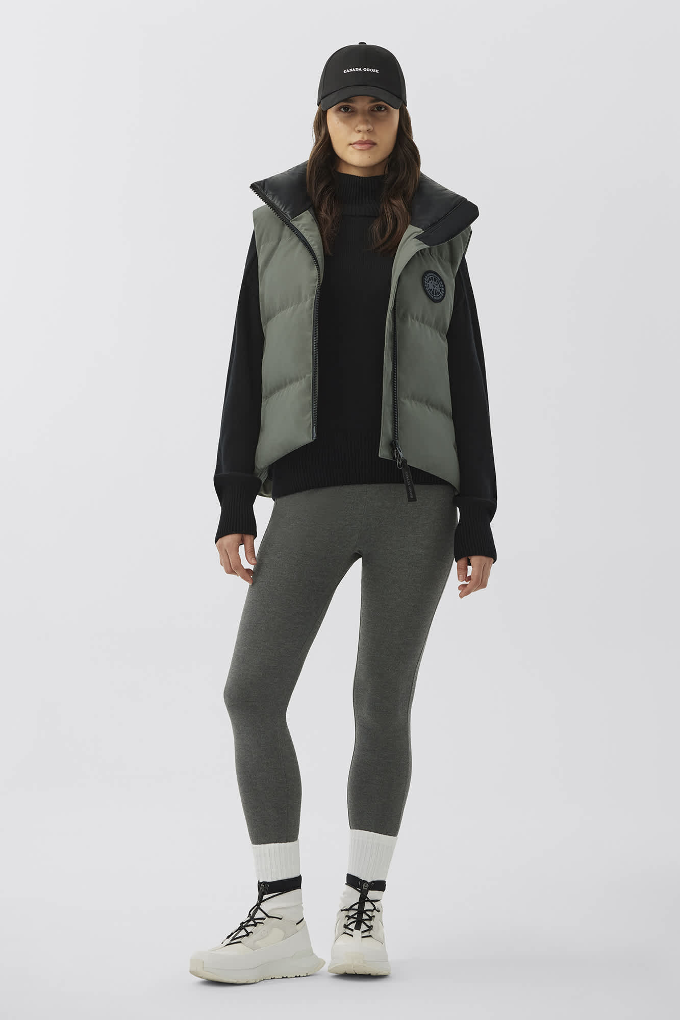 Black label canada goose gilet online