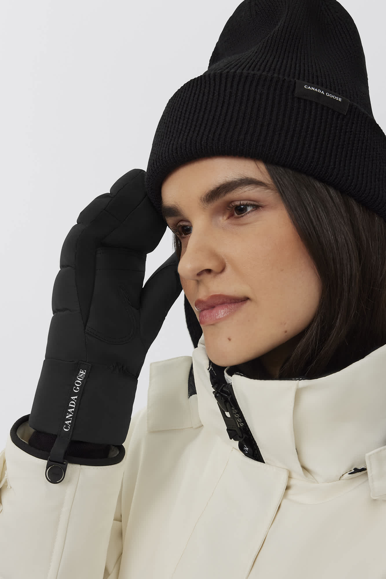 Women s Gloves and Mittens Leather Down Filled Canada Goose US