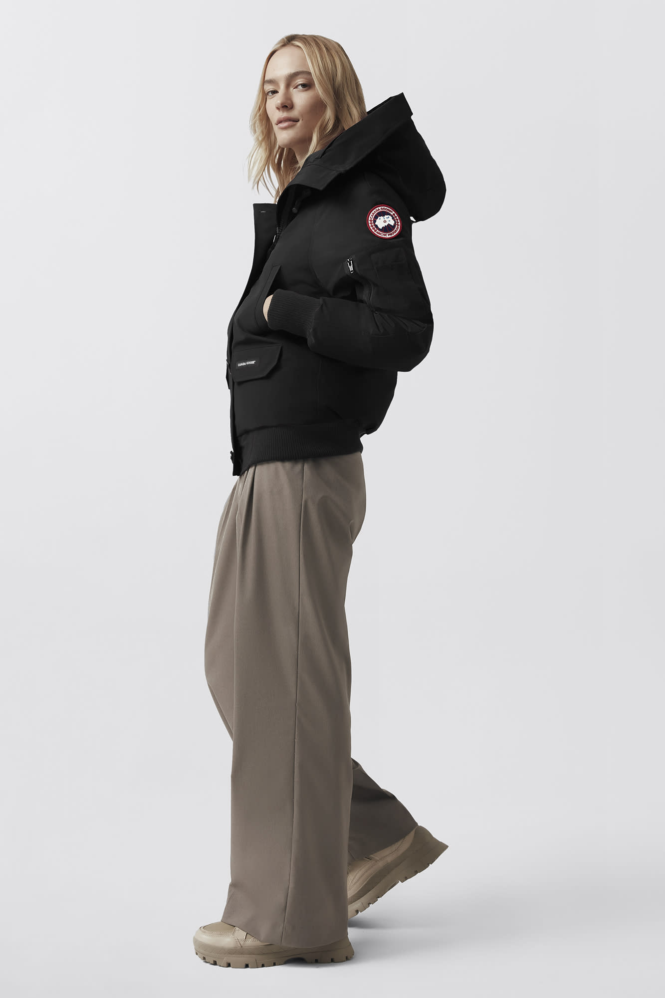 Canada goose black bomber womens clearance