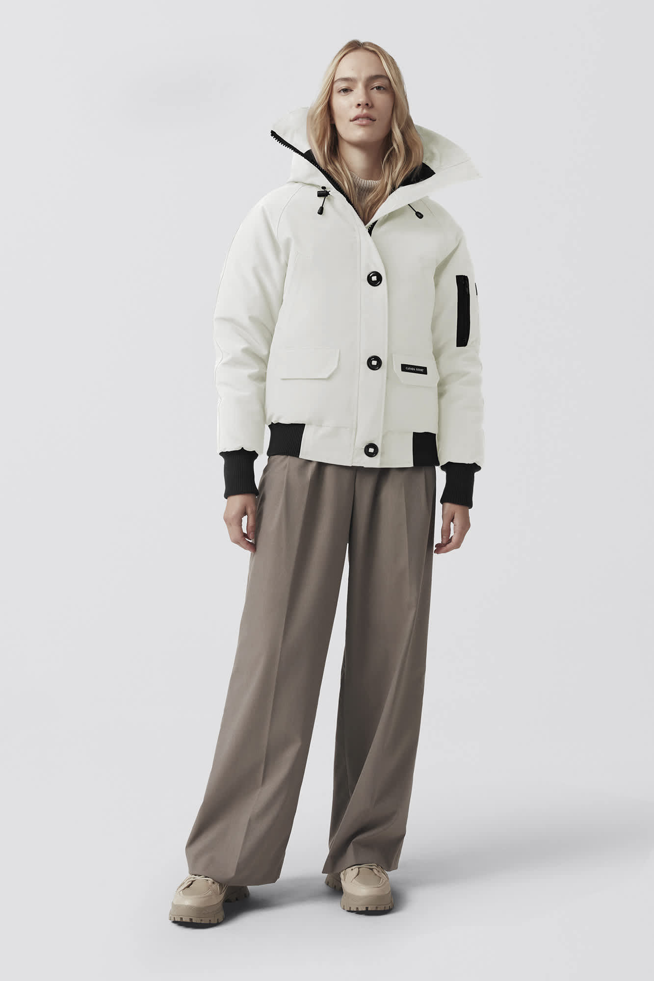 Canada Goose Chilliwack Bomber Heritage Women Northstar White XL