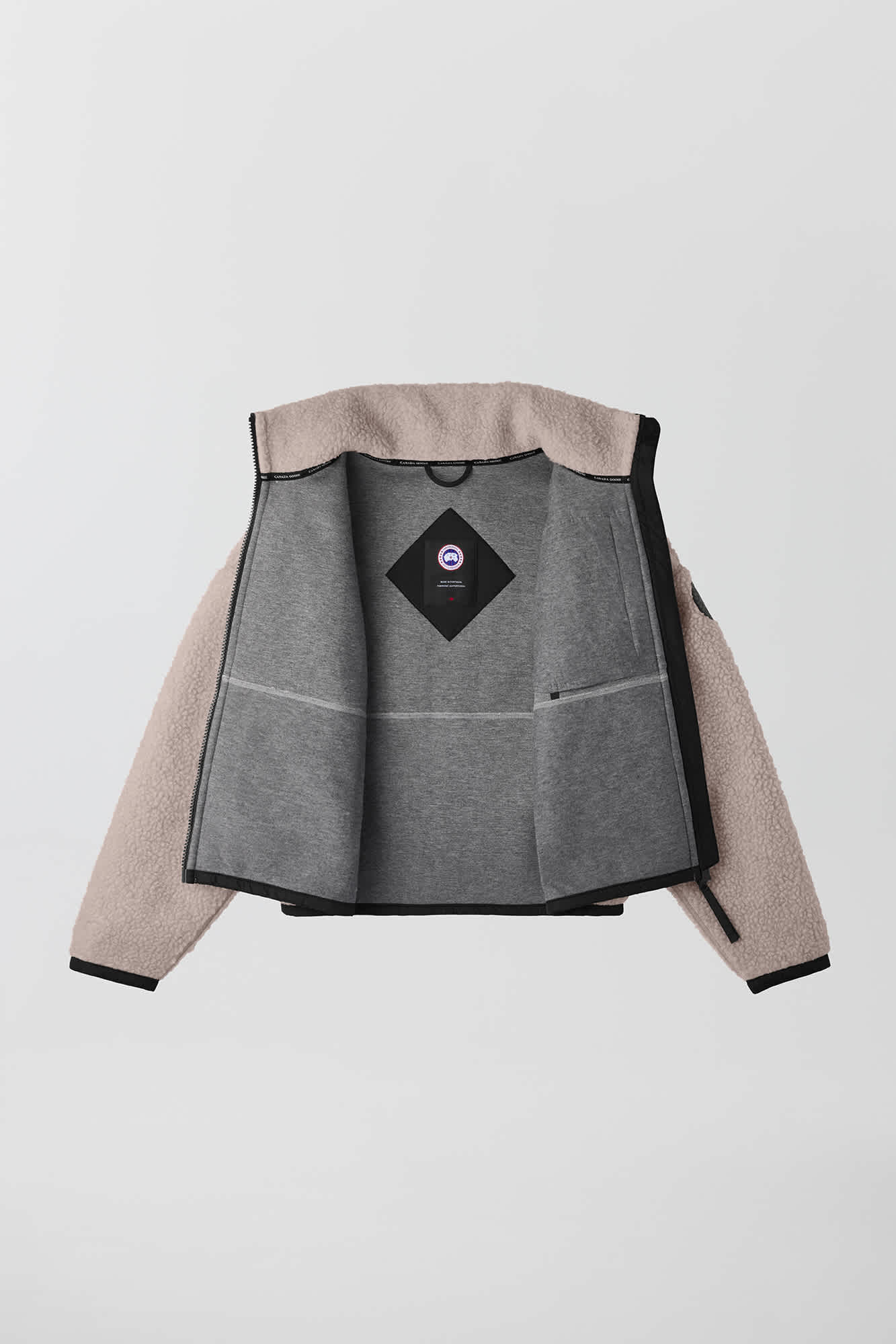 Simcoe Zip Up Fleece Sweater Black Label | Canada Goose EE