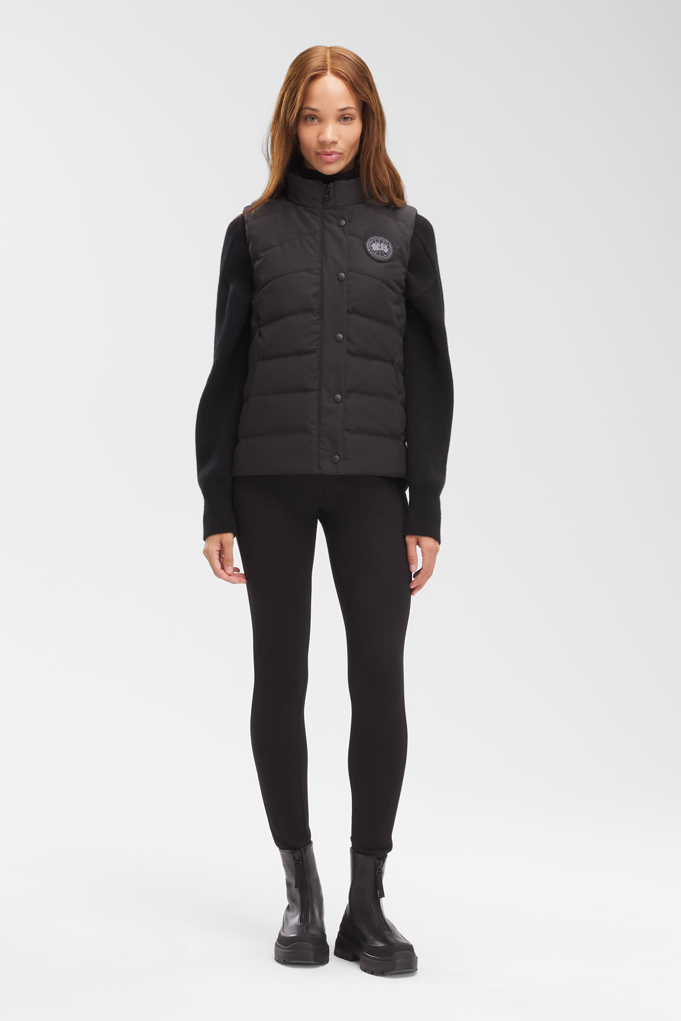 Canada goose vest black label discount