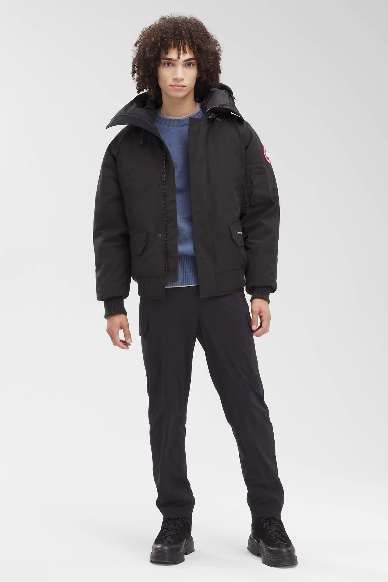 canada goose bomber jacket mens