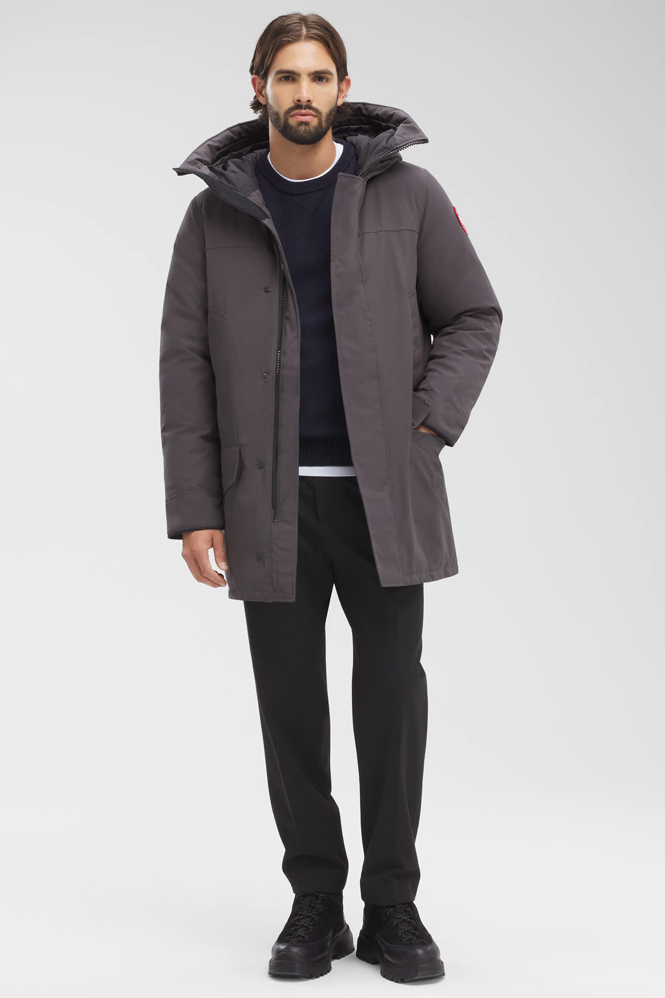 Goose feather jacket mens 2025