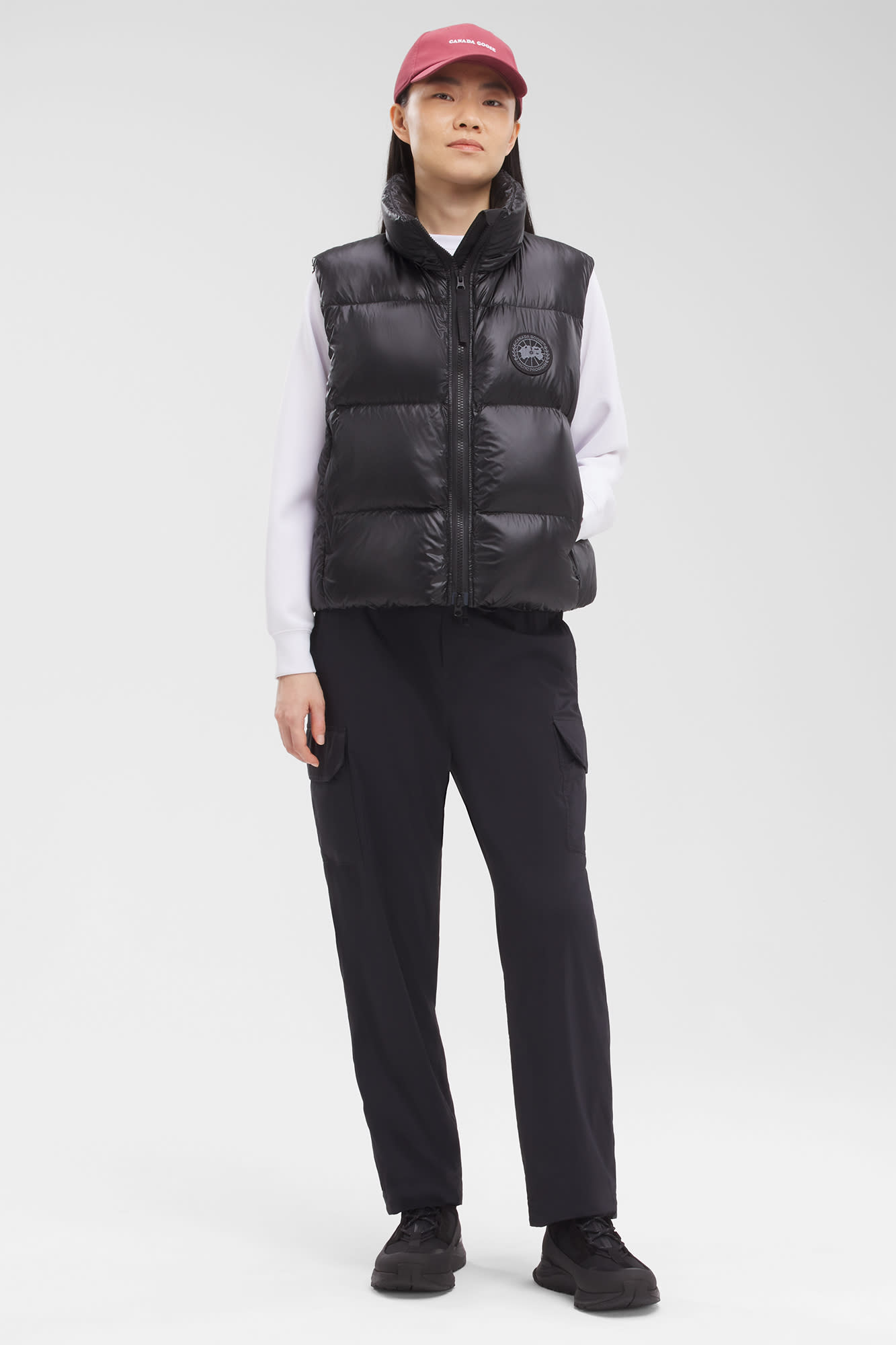 Cypress Puffer Vest Black Label | Canada Goose MA
