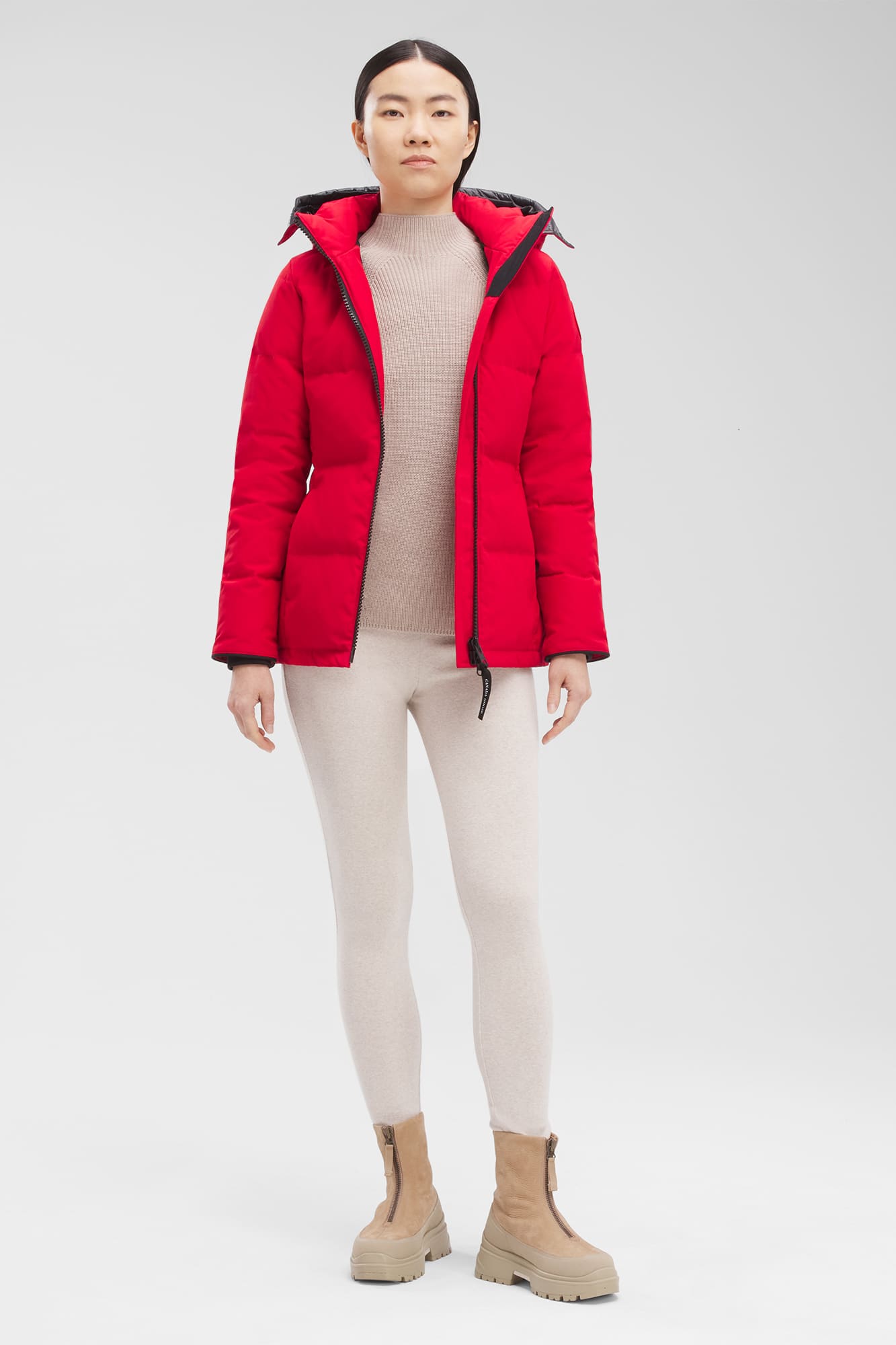 Canada Goose Chelsea Parka Women Fortune Red S