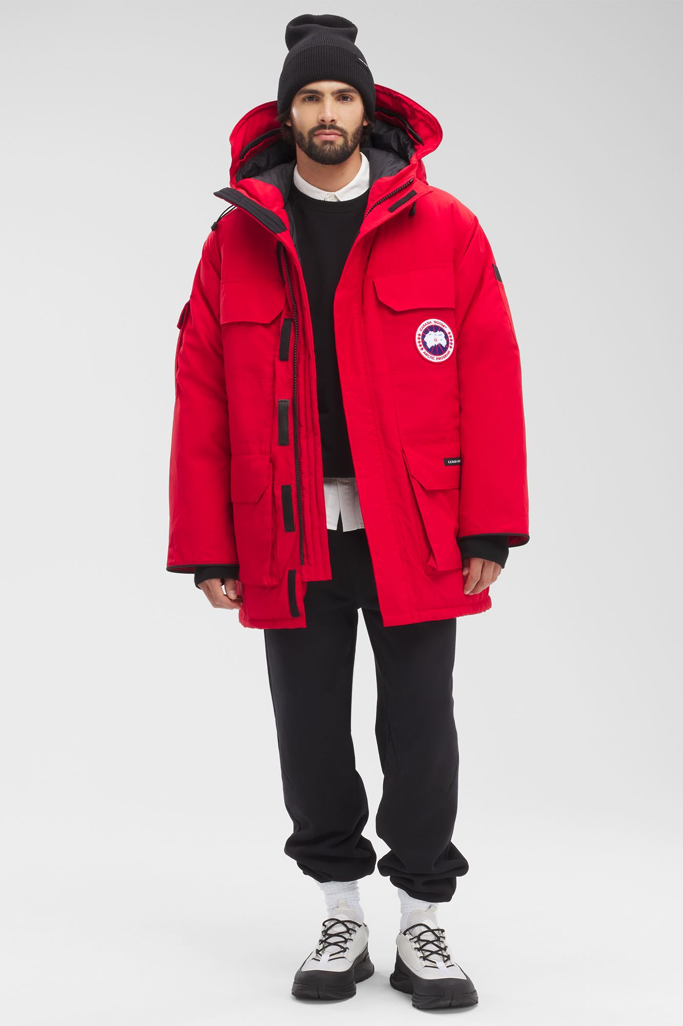 Canada goose expedition parka black hotsell
