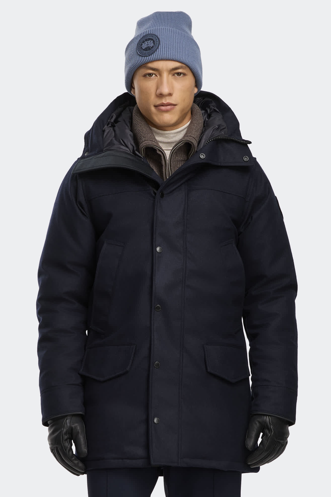 Canada goose langford parka wool clearance