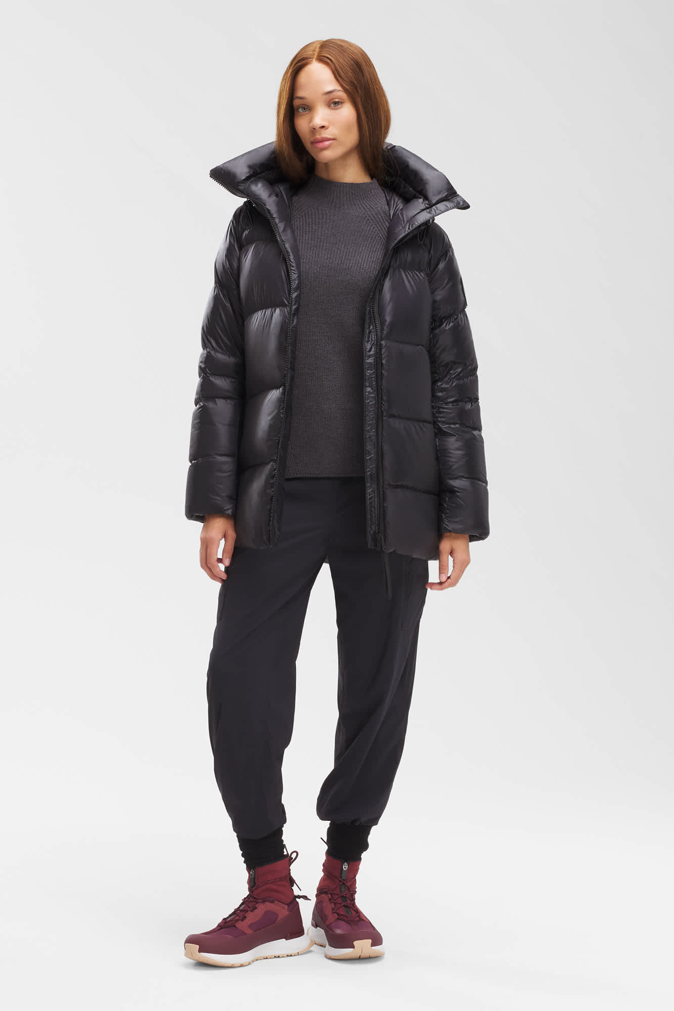 最新入荷 Cypress US Goose Canada | Label Black Puffer 下着・アンダーウェア