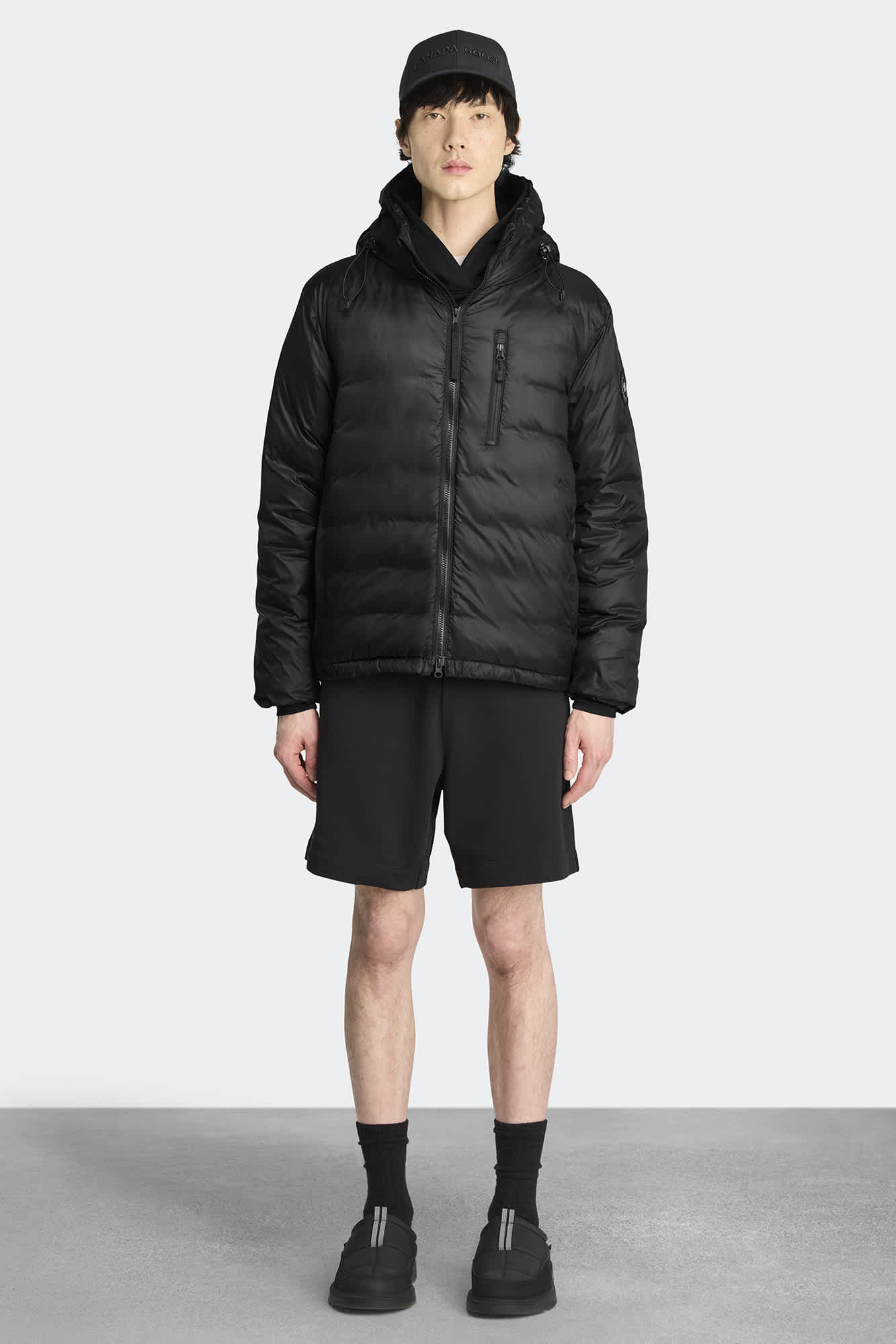 Canada goose black lodge jacket best sale