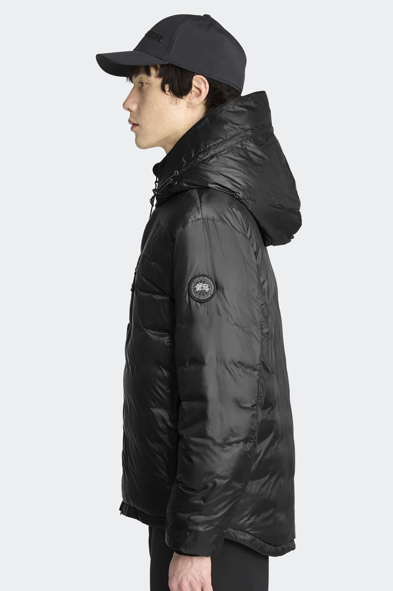 Canada goose lodge jacket black on sale