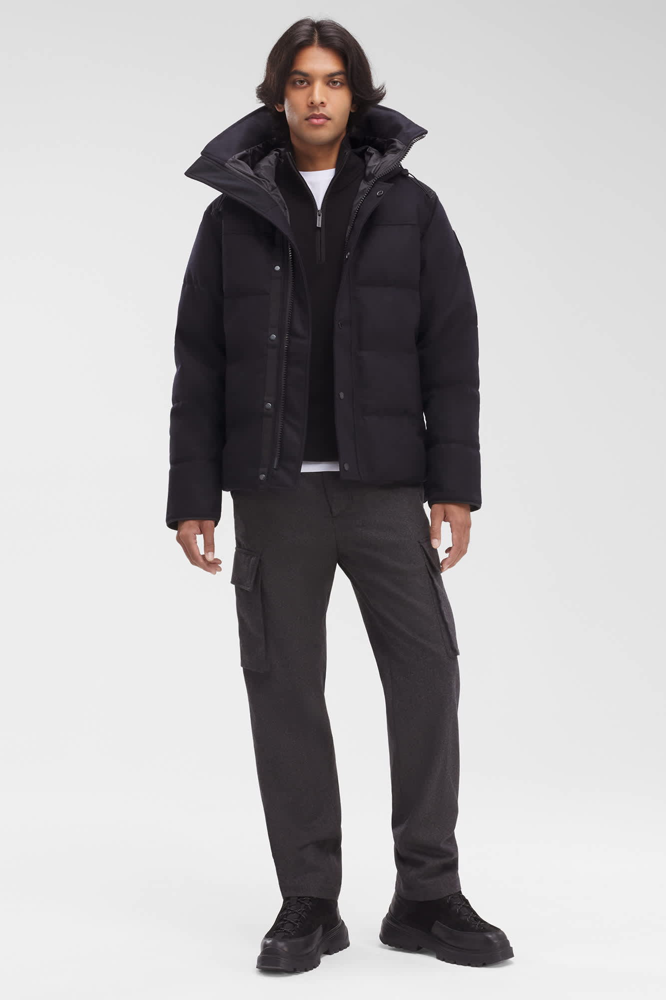 Canada goose macmillan parka grey clearance