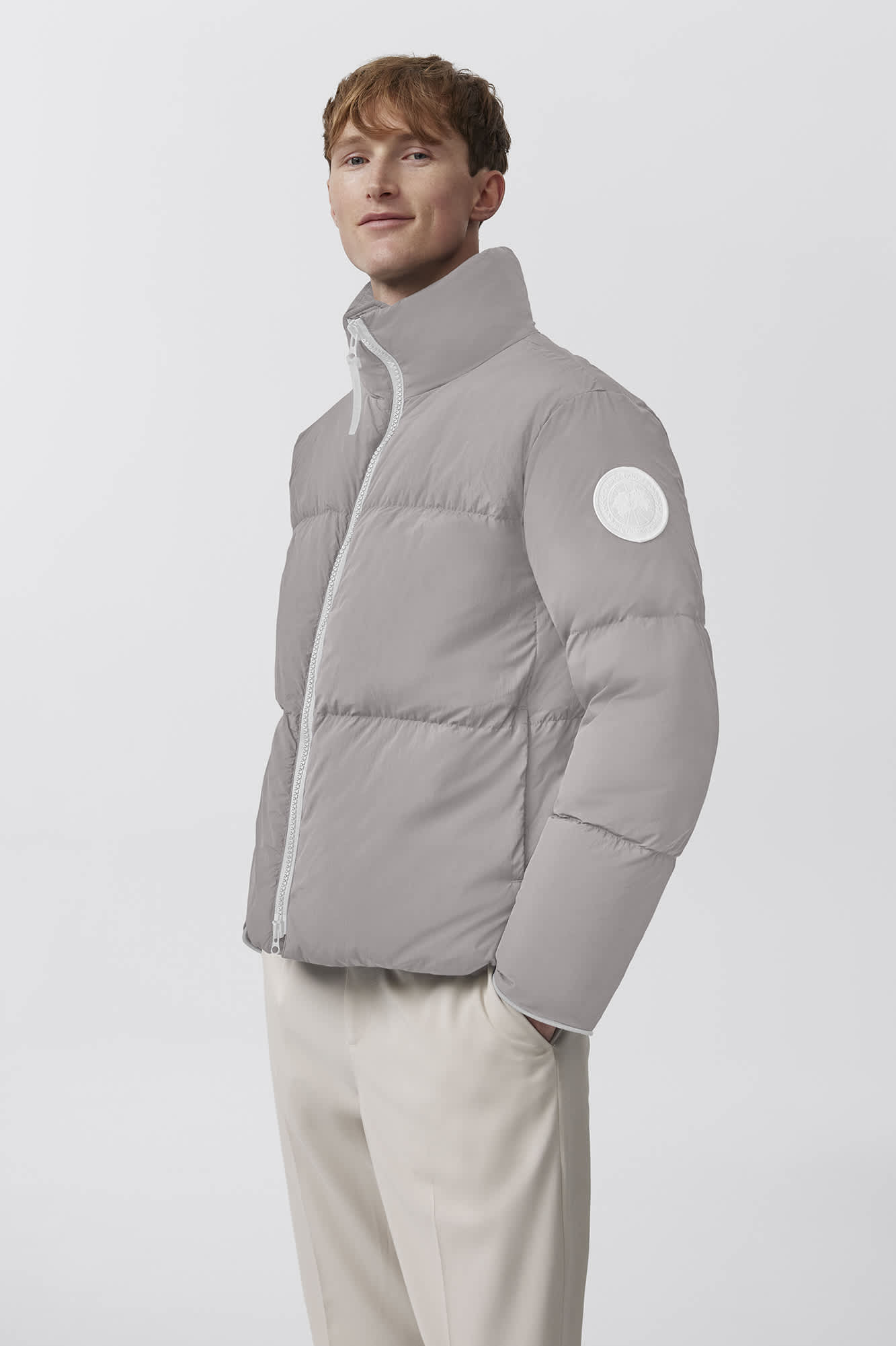 Canada Goose Lawrence Puffer Jacket Men Moonstone Grey XXL