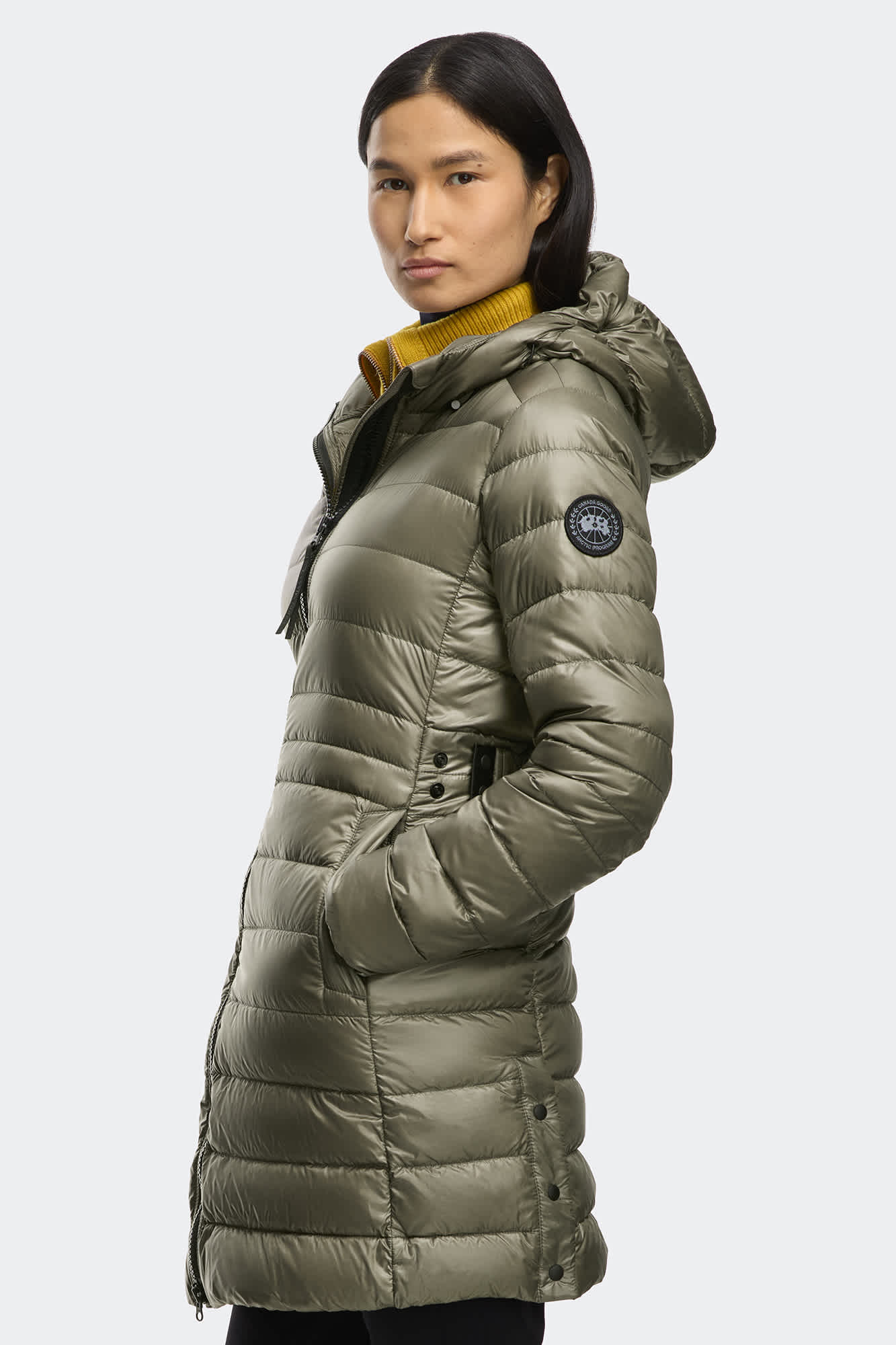 Women's Cypress Hooded Down Jacket Black Label | Canada Goose US