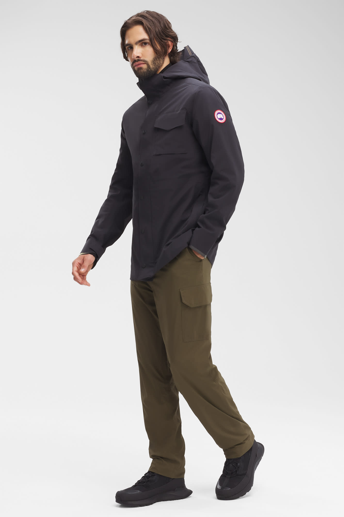 Canada goose fur in rain on sale