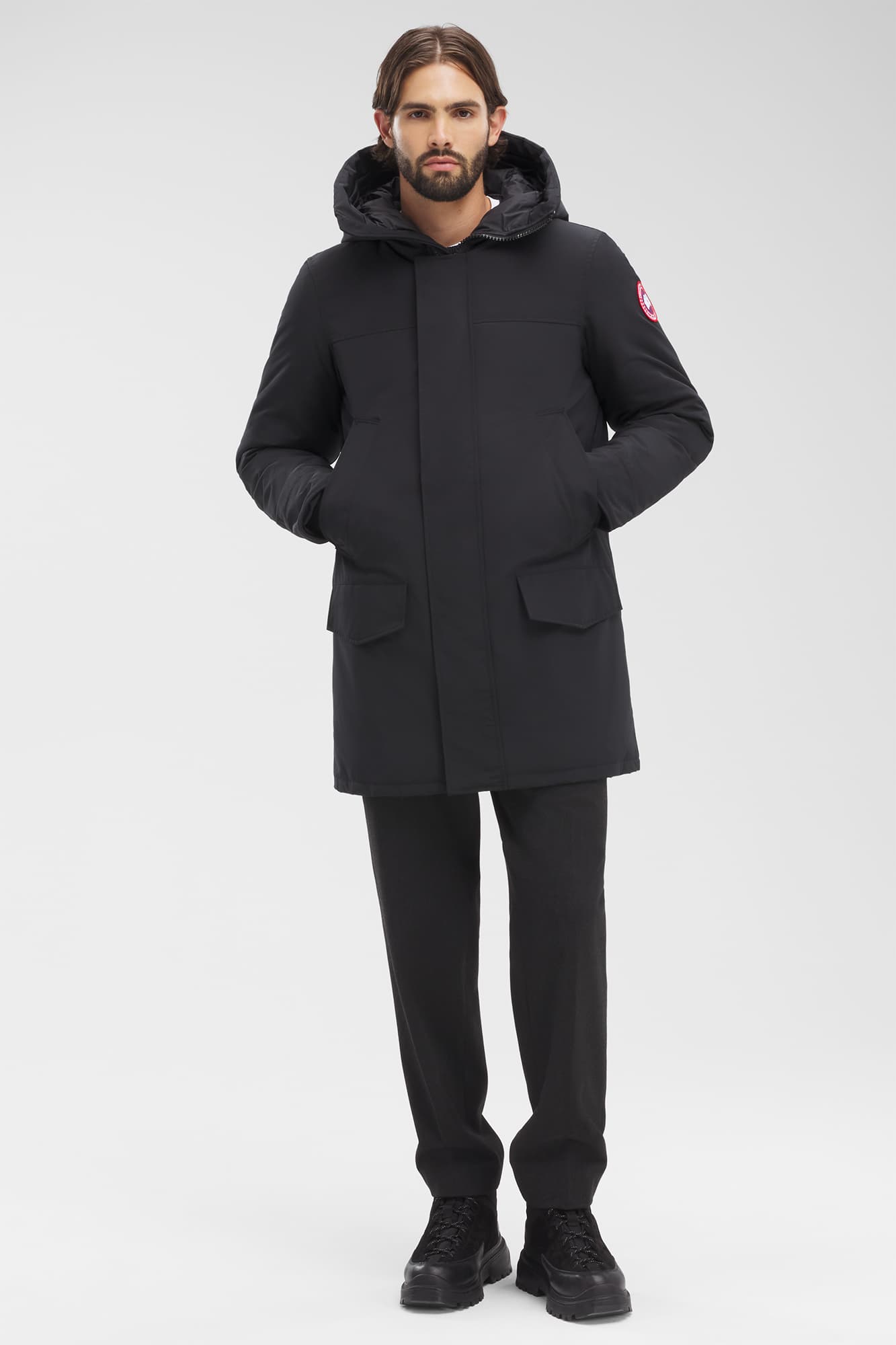 Canada goose langford parka slim fit clearance