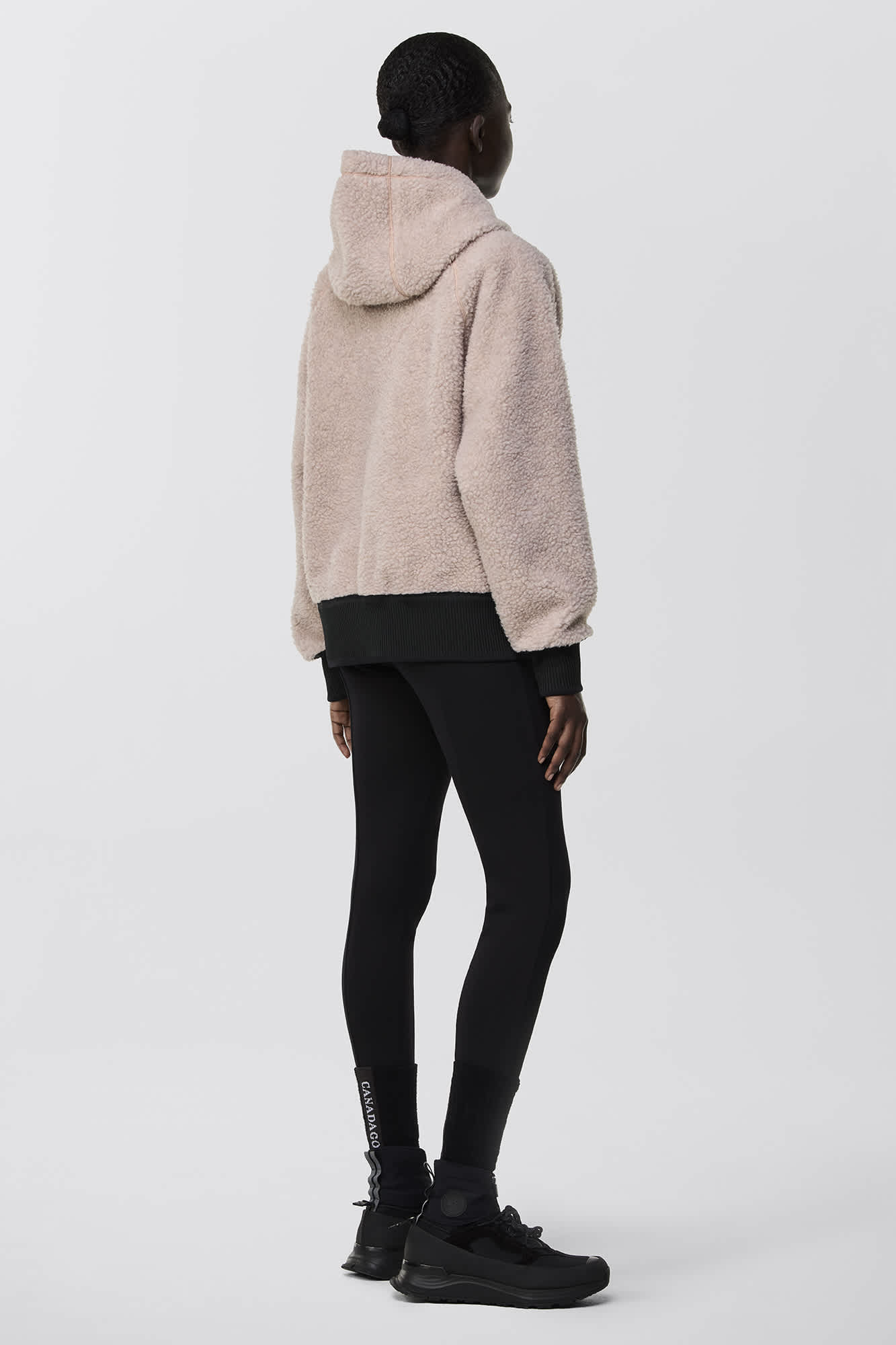 【 】フーディ Simcoe Oversized Hoody Black Label Canada Goose Simcoe Oversized Fleece Hoodie, Black | Neiman
