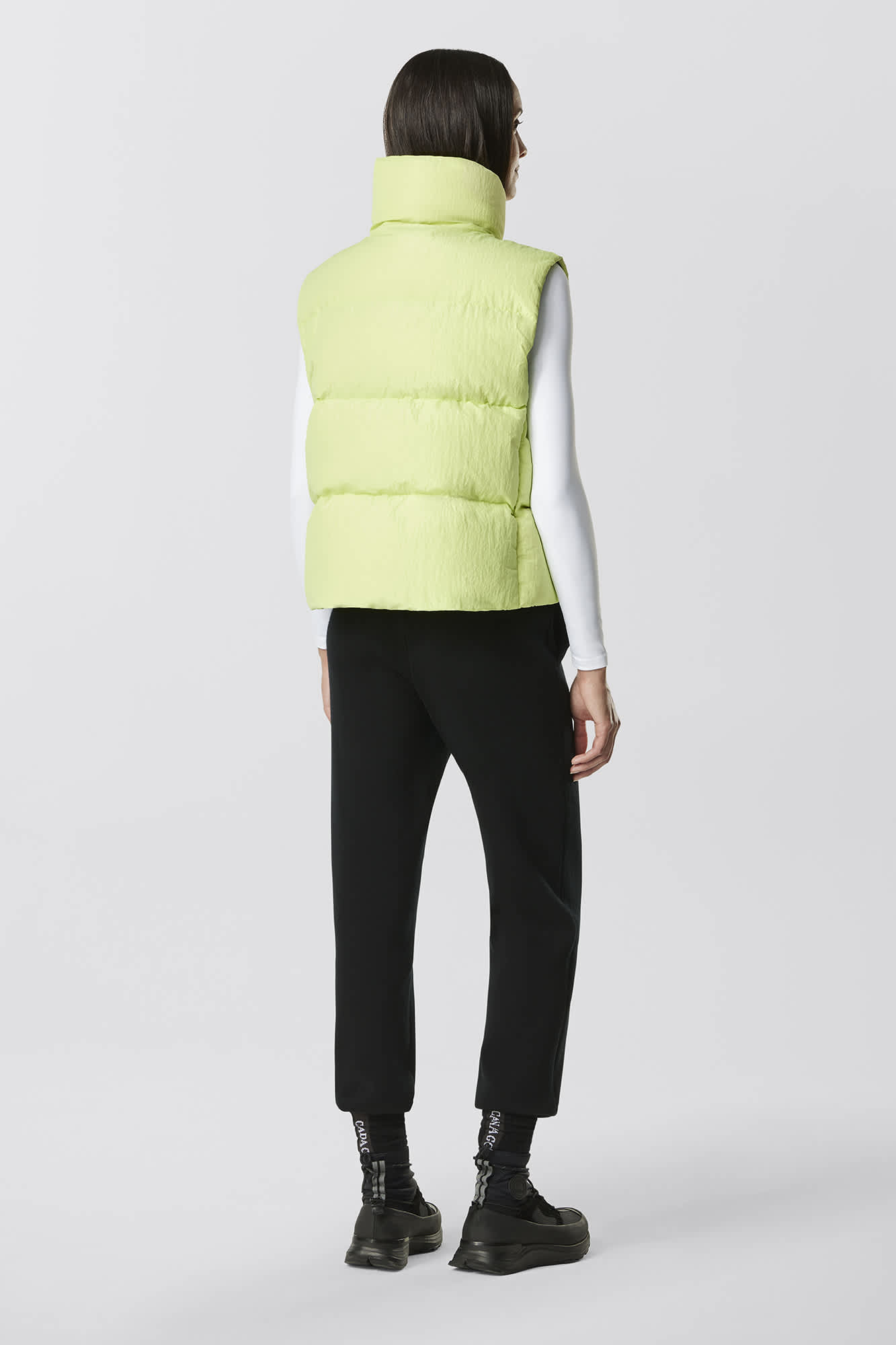 Neon puffer vest new arrivals