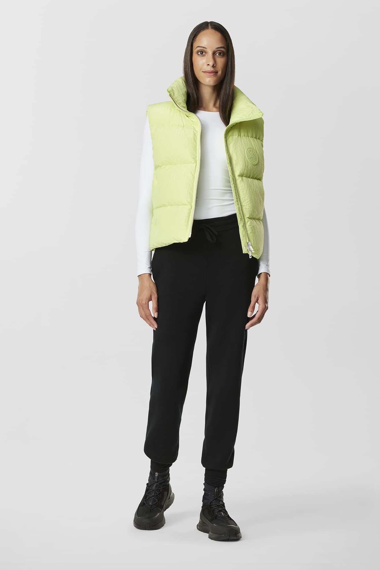 Women s Vests Puffer Long Down Vests Canada Goose
