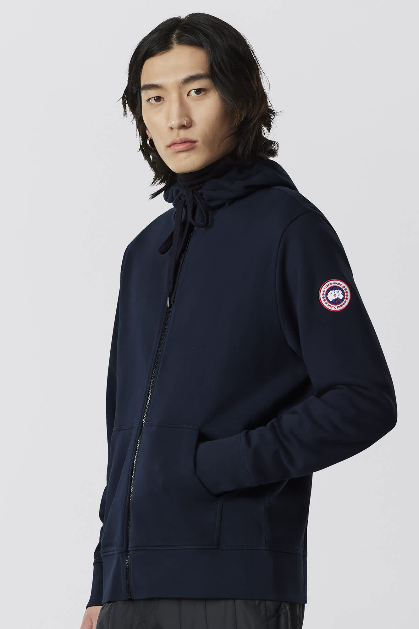 パーカー・フーディ HUECLOSET dirty hachi hood knit SE340 Huron Full Zip Hoody | Canada Goose HU
