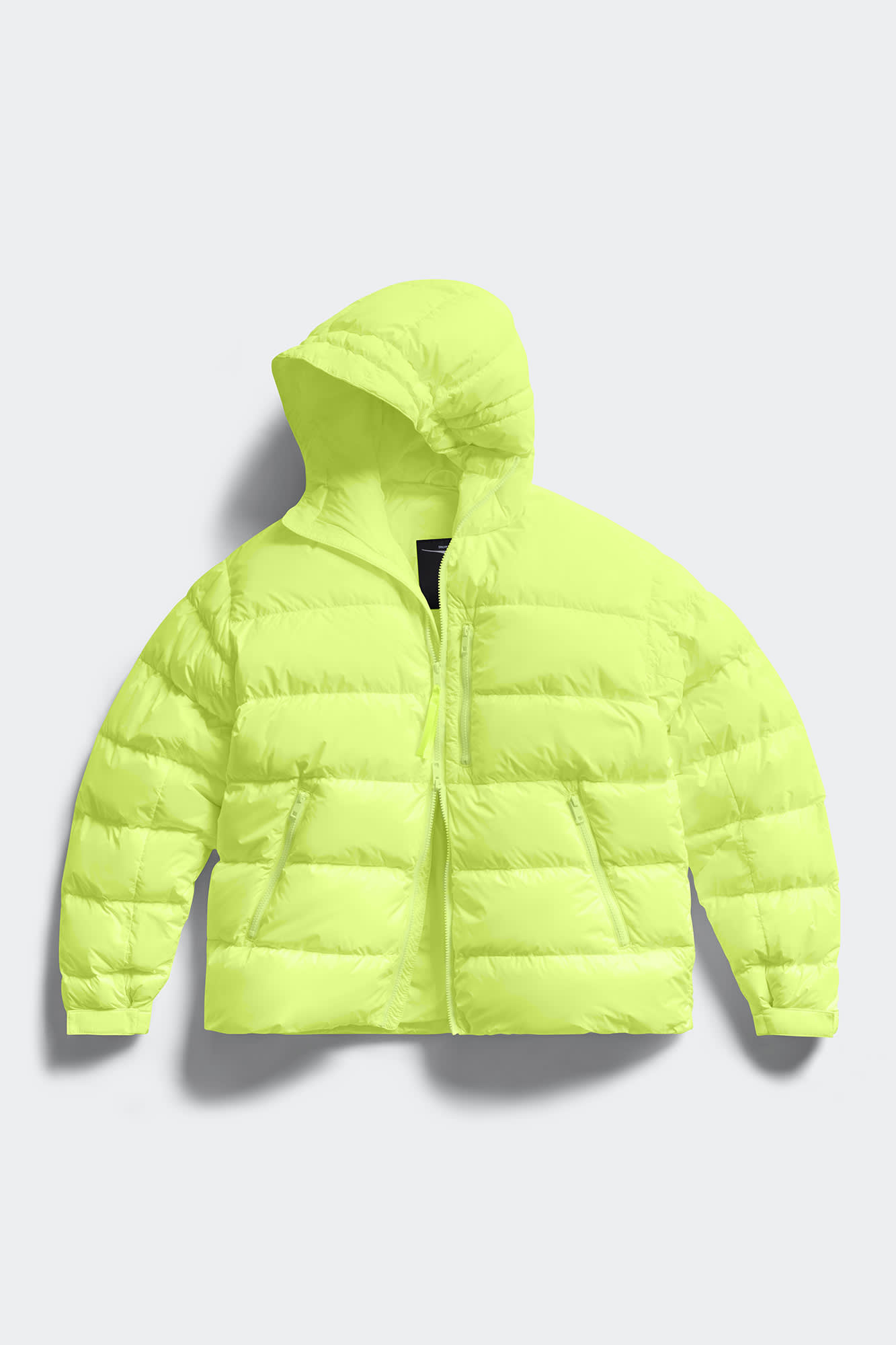Lime green canada goose jacket top