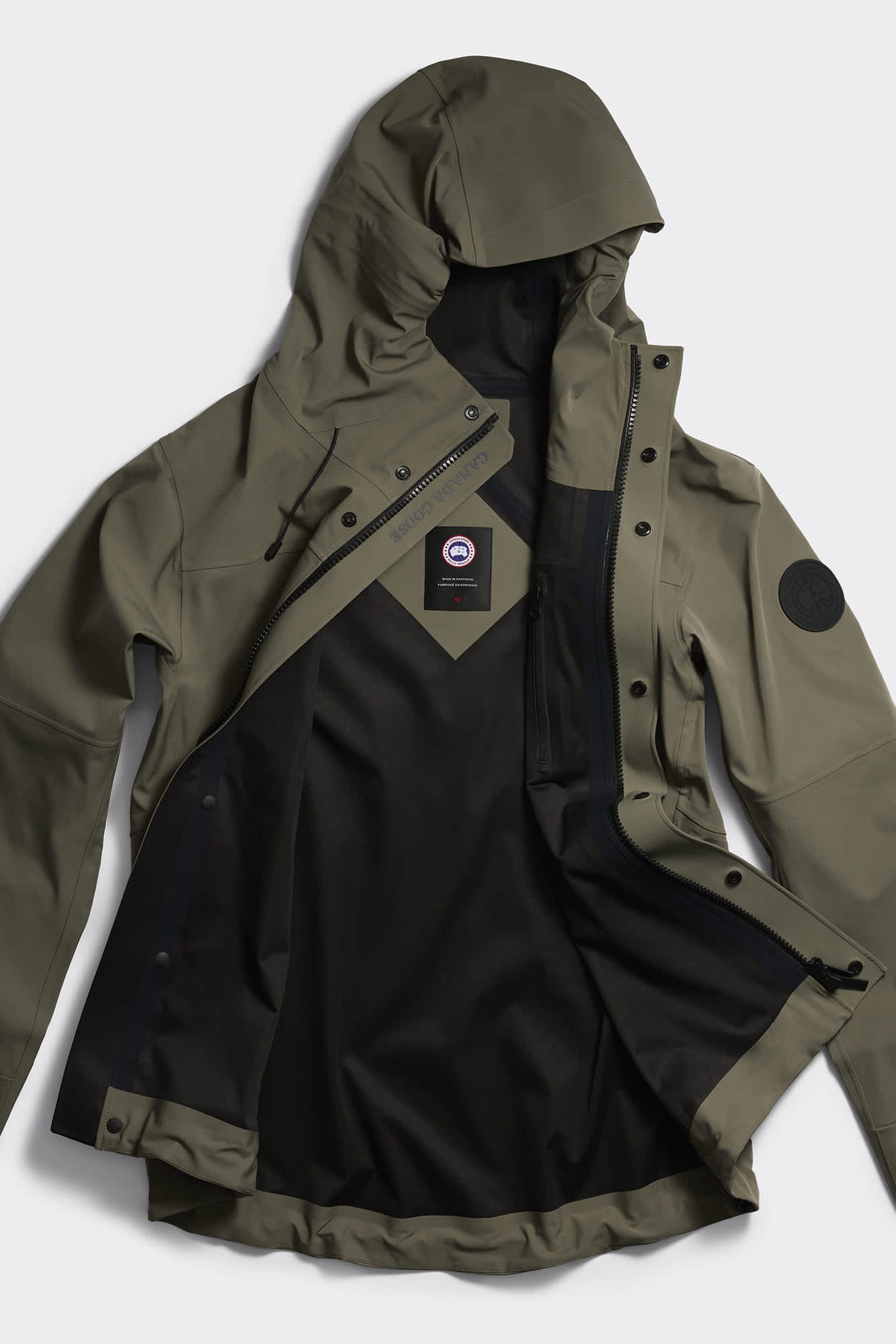 canada goose jacket rain