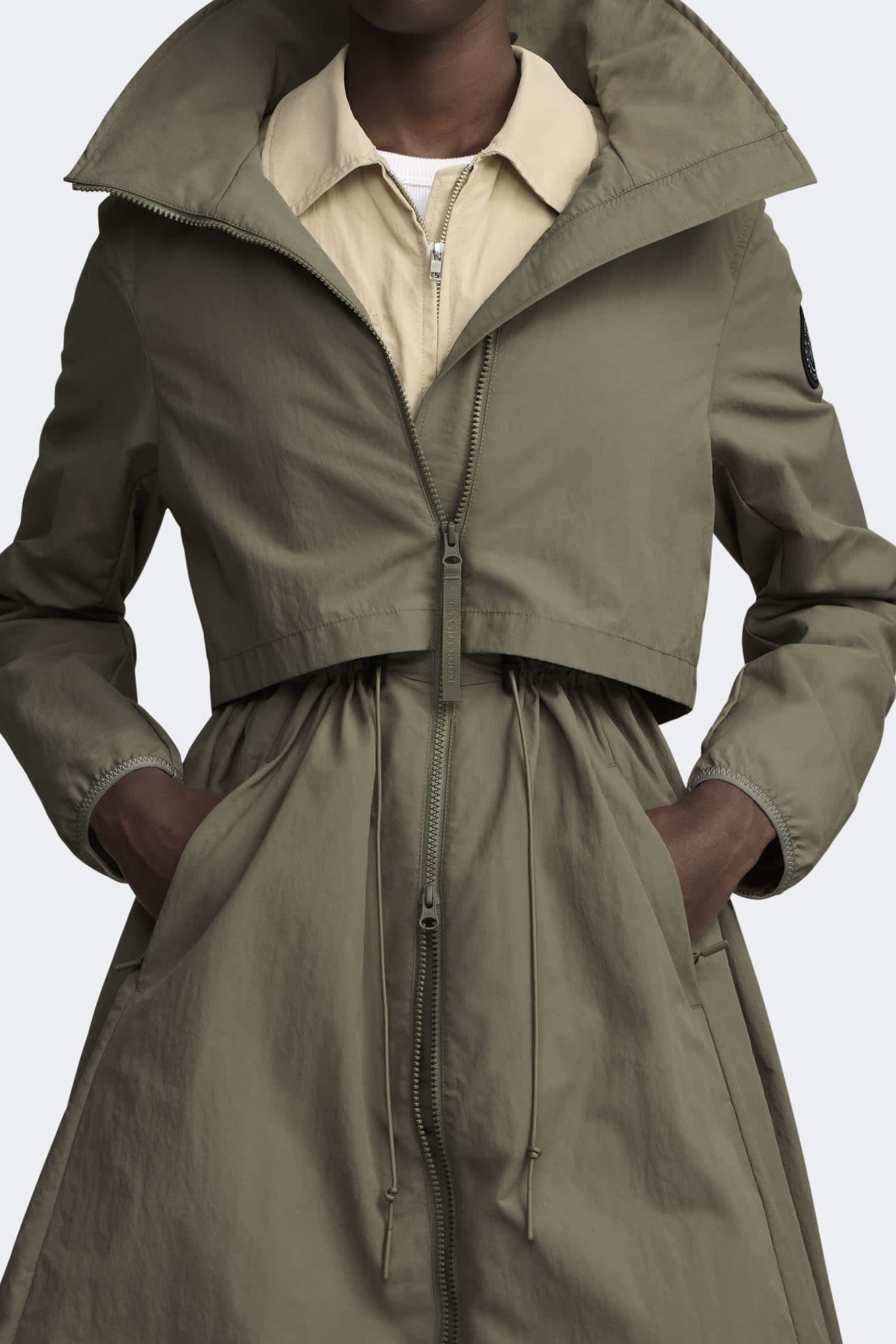 【関税&送料込】  Sinclair Long Coat Sinclair Long Coat Black Label | Canada Goose MN